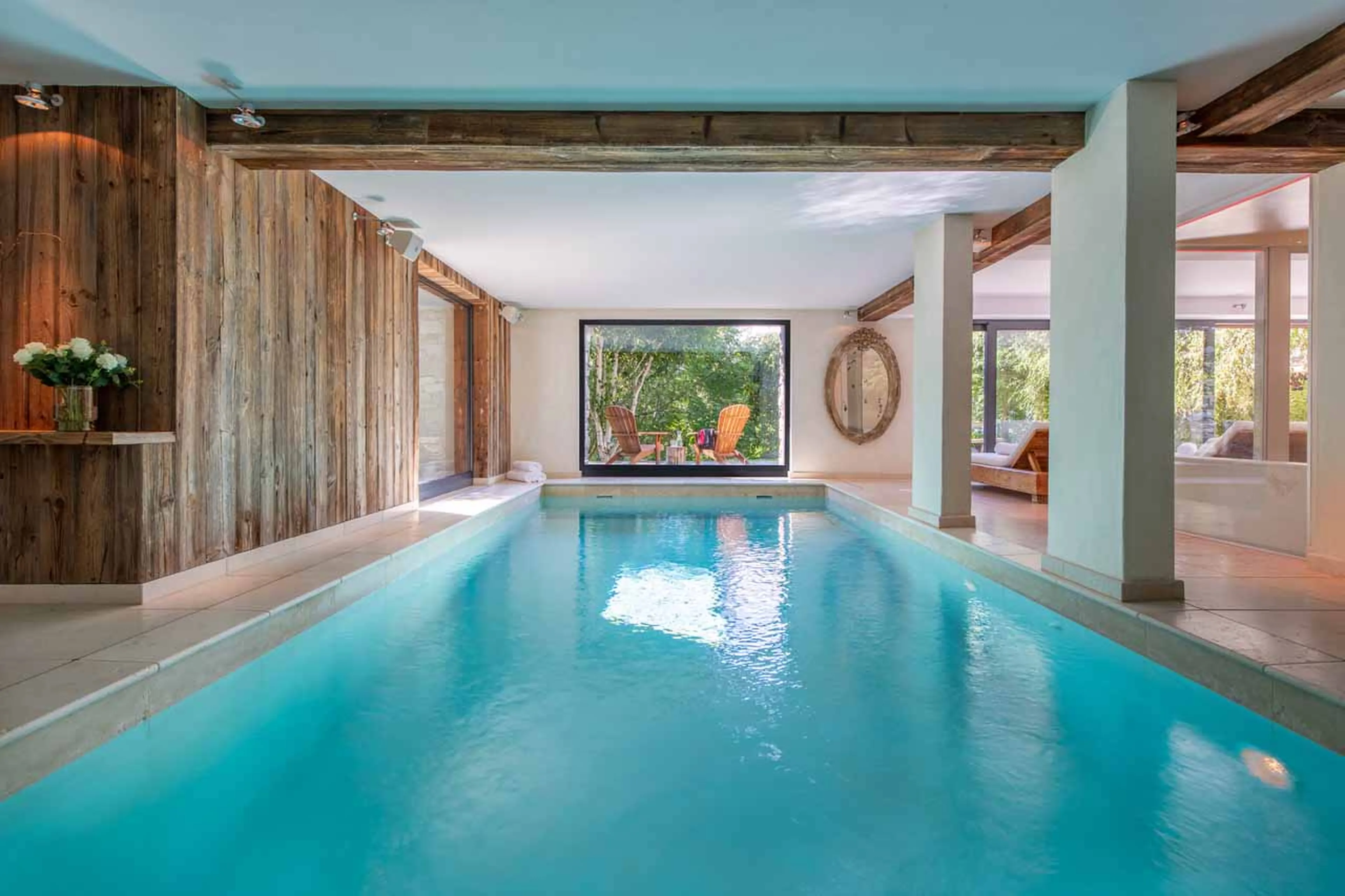 Spa relaxation area in Chalet 1936 in Verbier