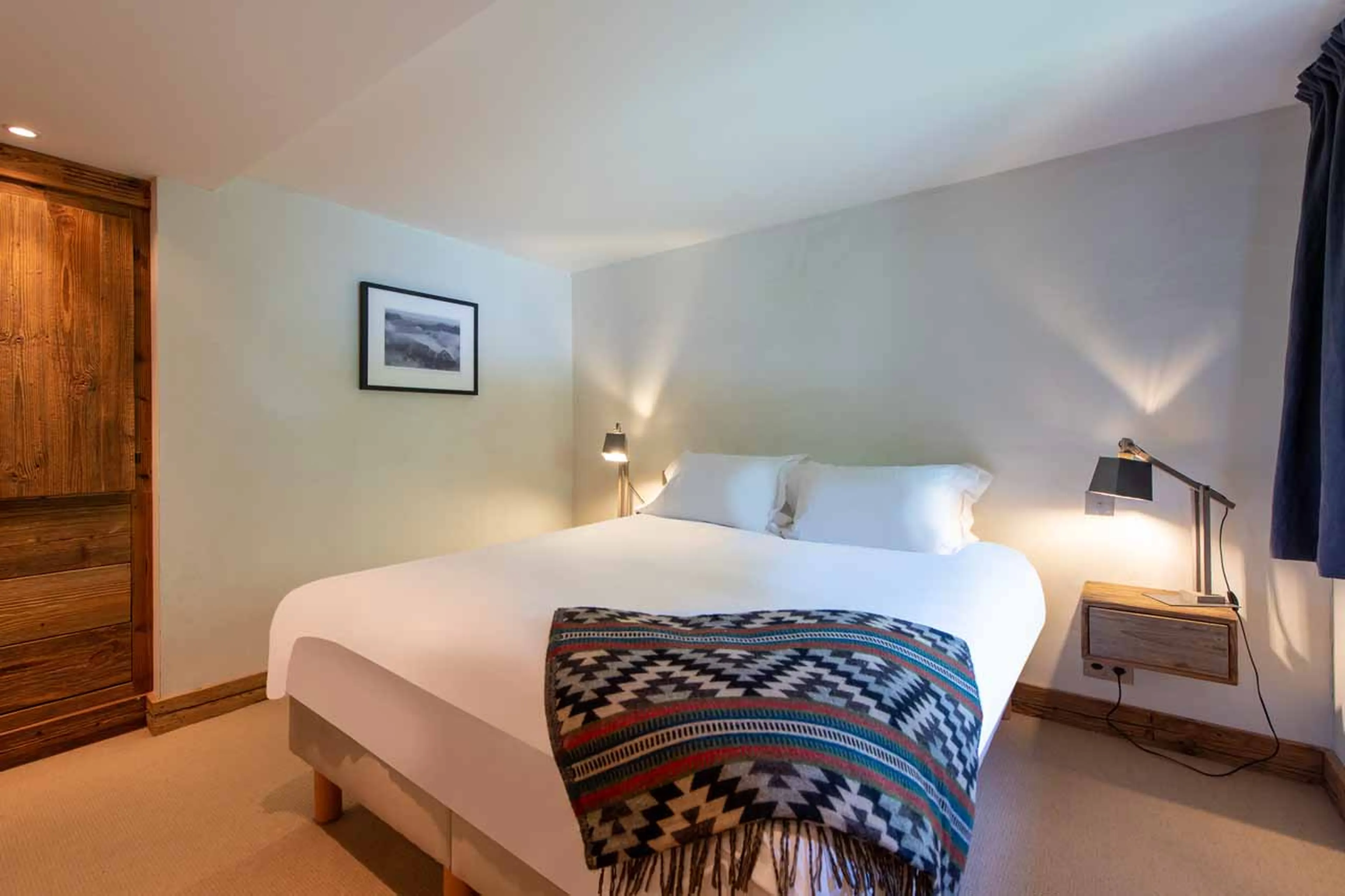 Staff bedroom at Chalet 1936 in Verbier