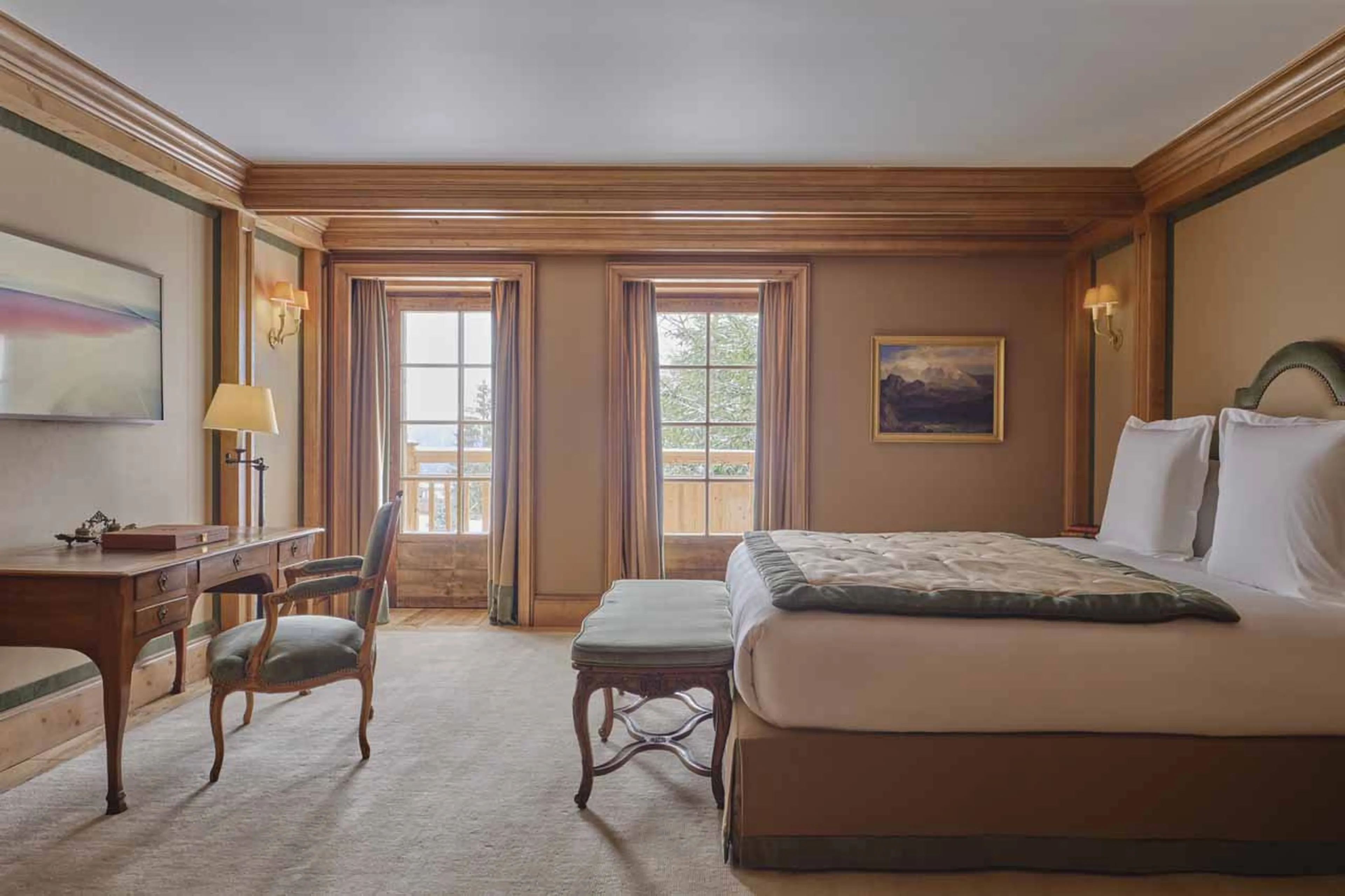 Bedroom three at Chalet Airelles 1946 in Courchevel 1850