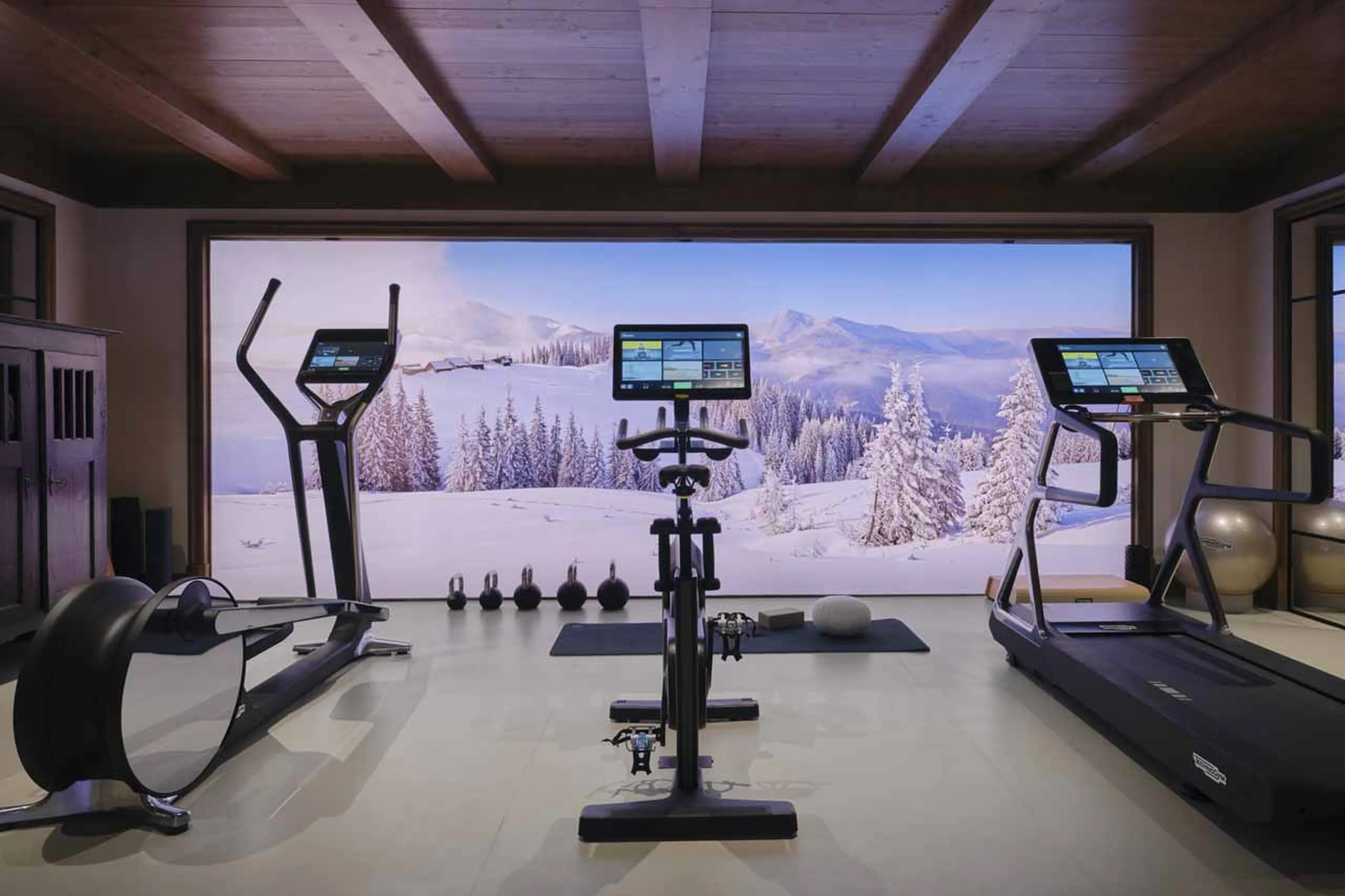 Gym at Chalet Airelles 1946 in Courchevel 1850