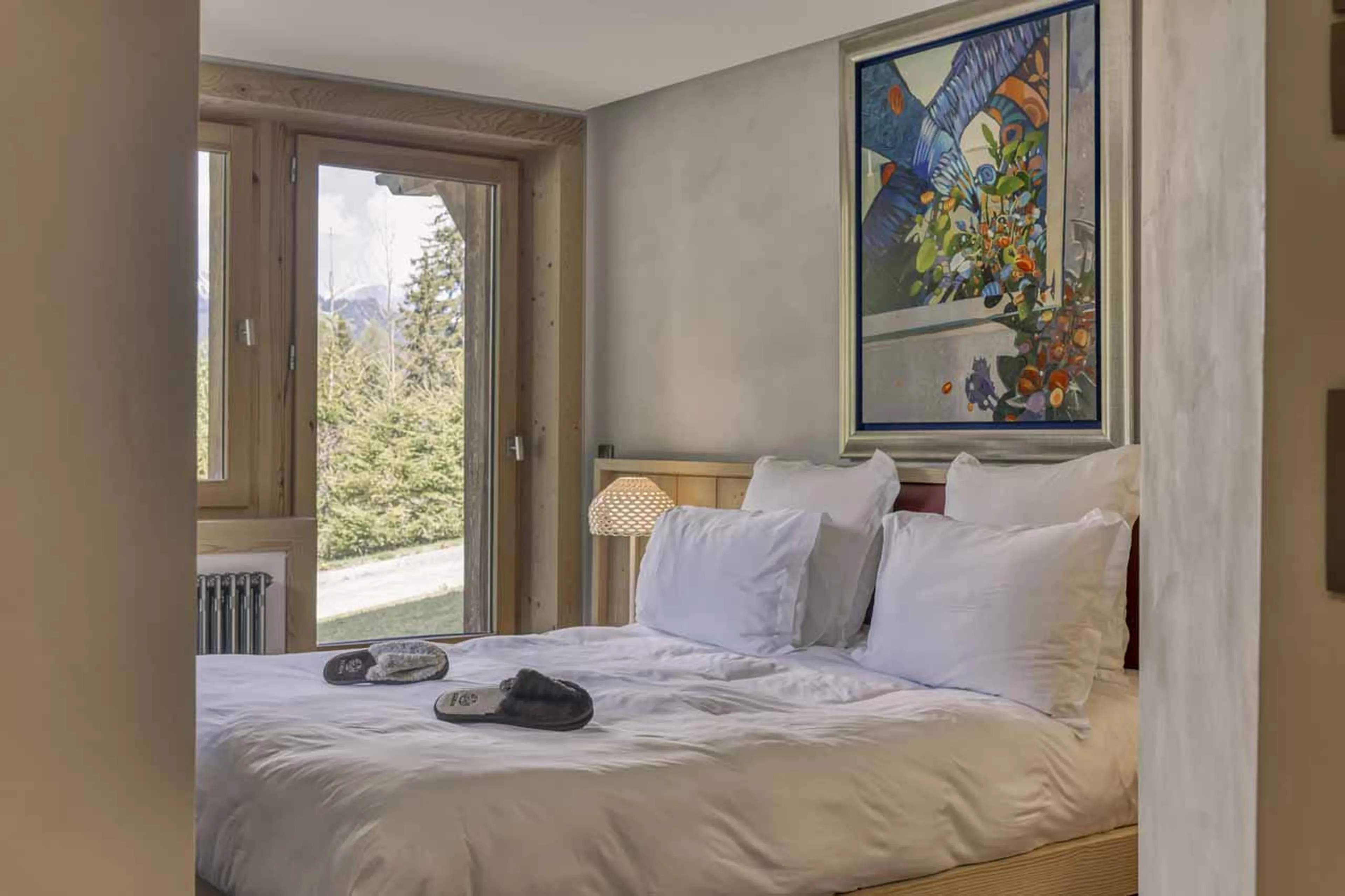 Bedroom 2 at Chalet 34 in Megeve