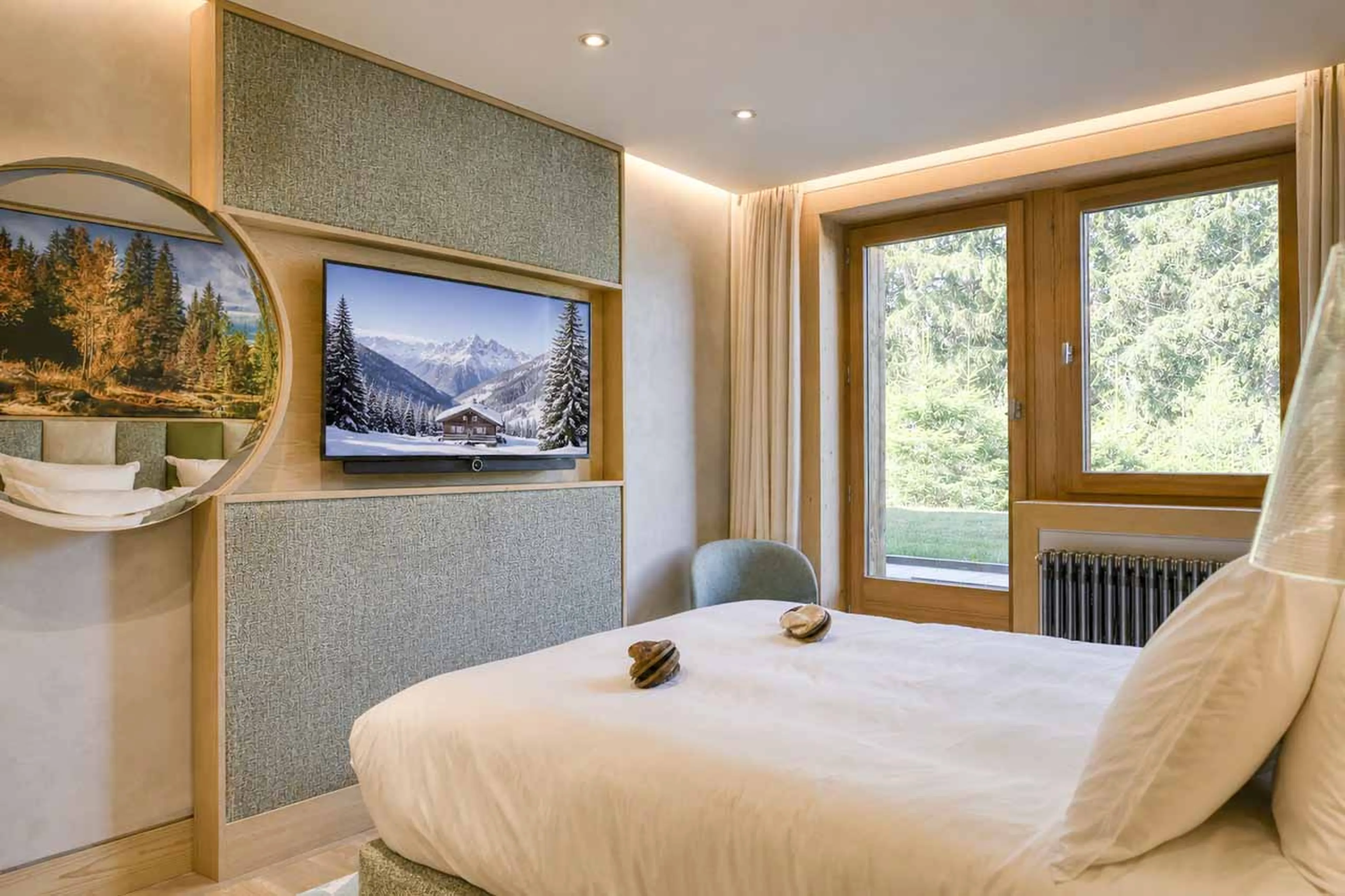 Bedroom 4 at Chalet 34 in Megeve