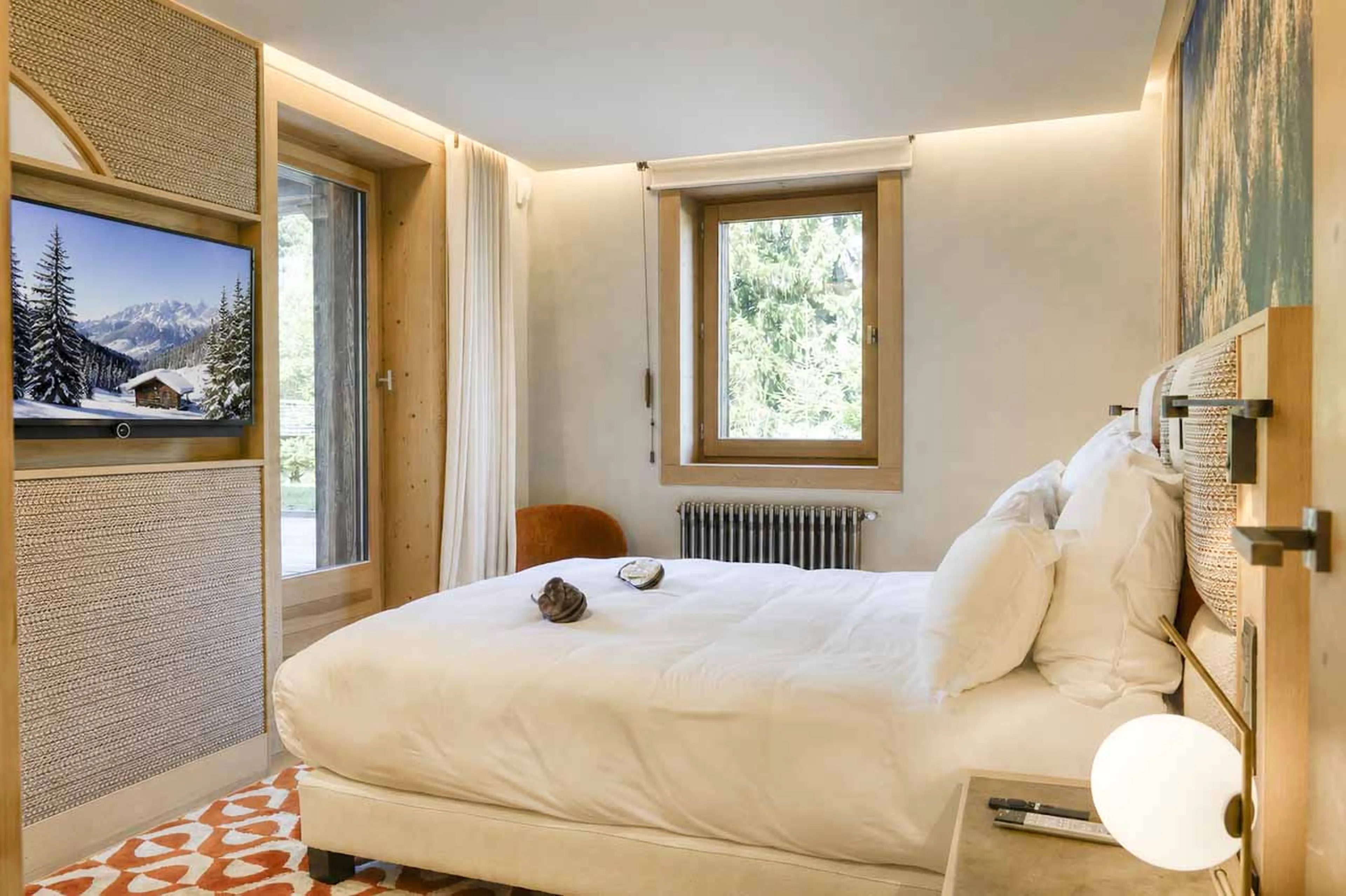 Bedroom 5 at Chalet 34 in Megeve
