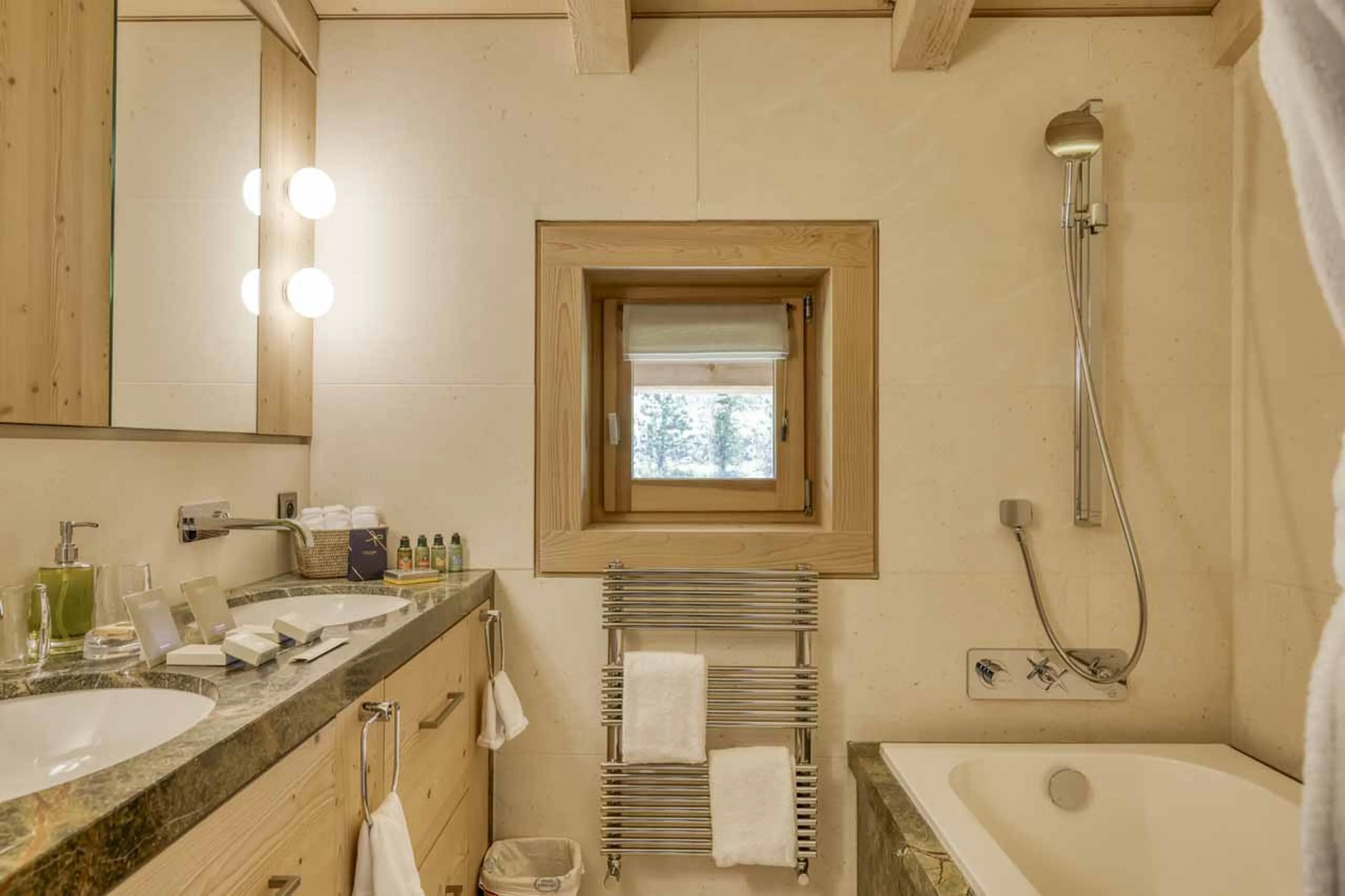 Bedroom 6 en-suite at Chalet 34 in Megeve