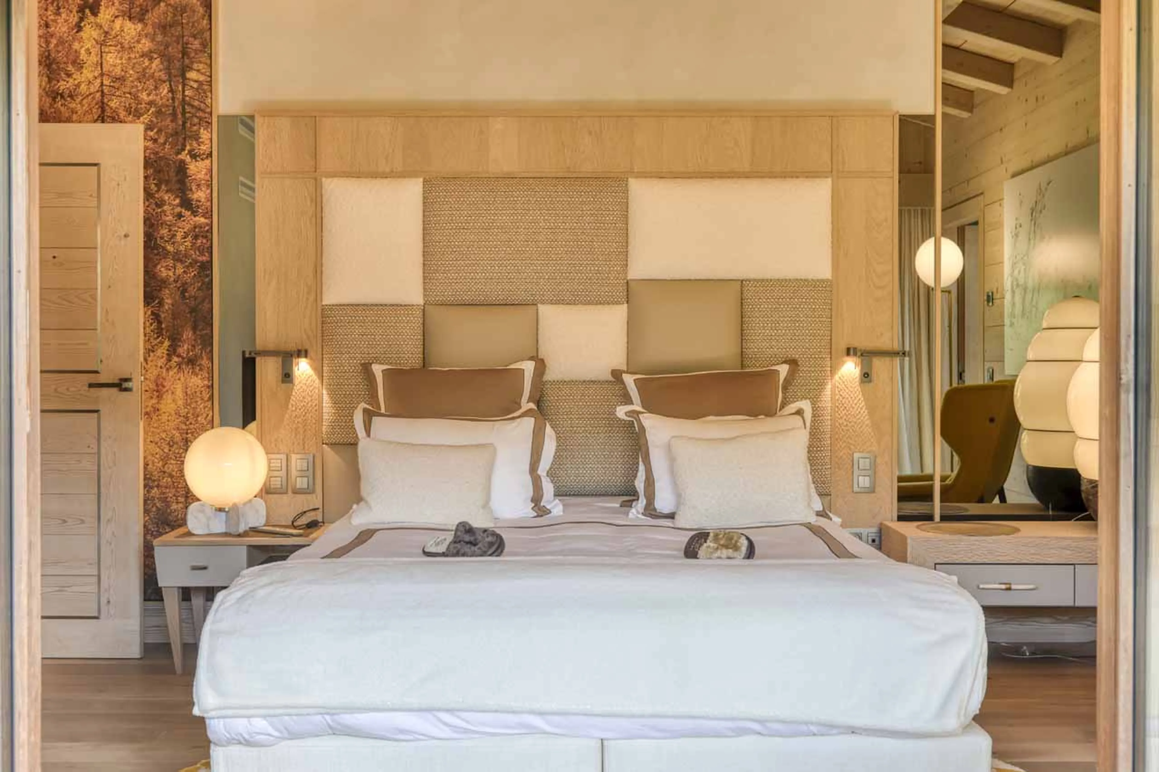 Bedroom 7 bed at Chalet 34 in Megeve