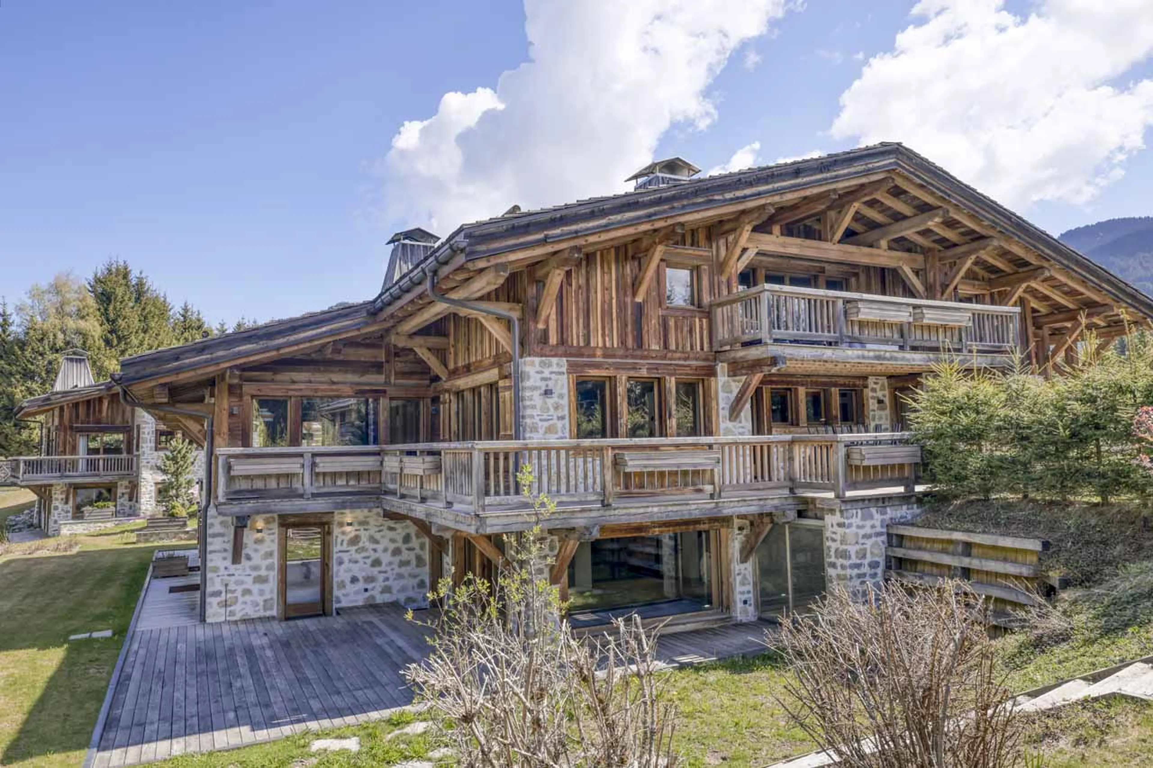 Exterior at Chalet 34 in Megeve