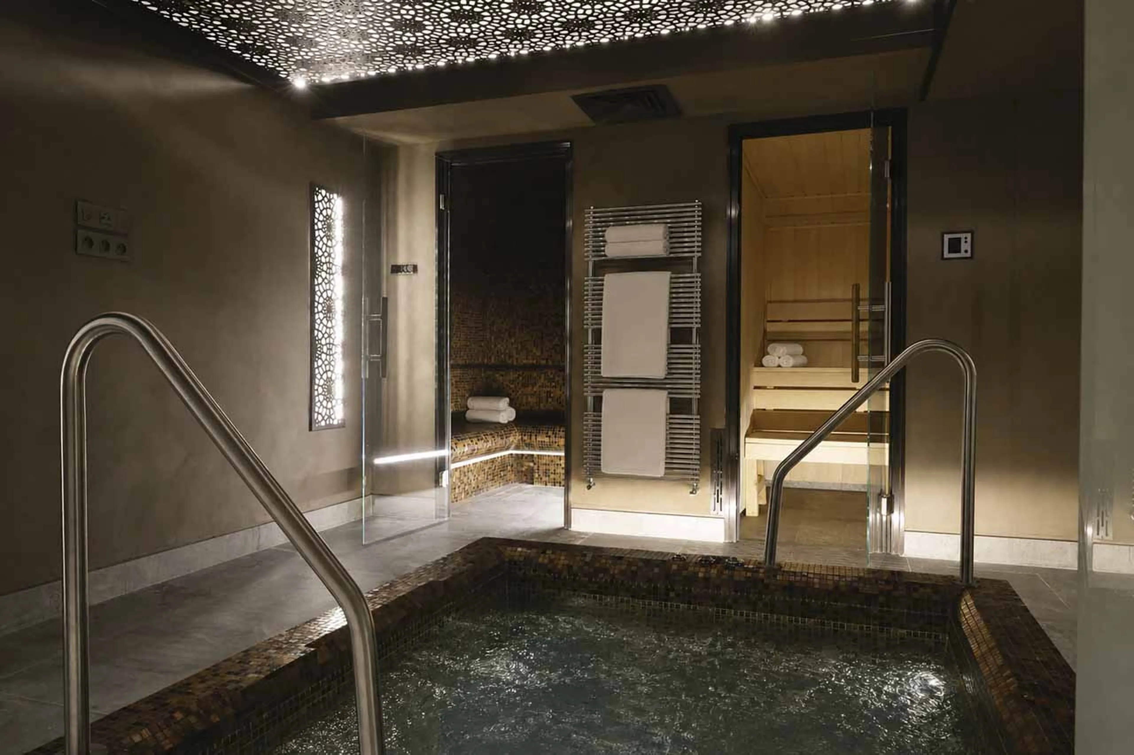 Spa hot tub at Chalet 34 in Megeve
