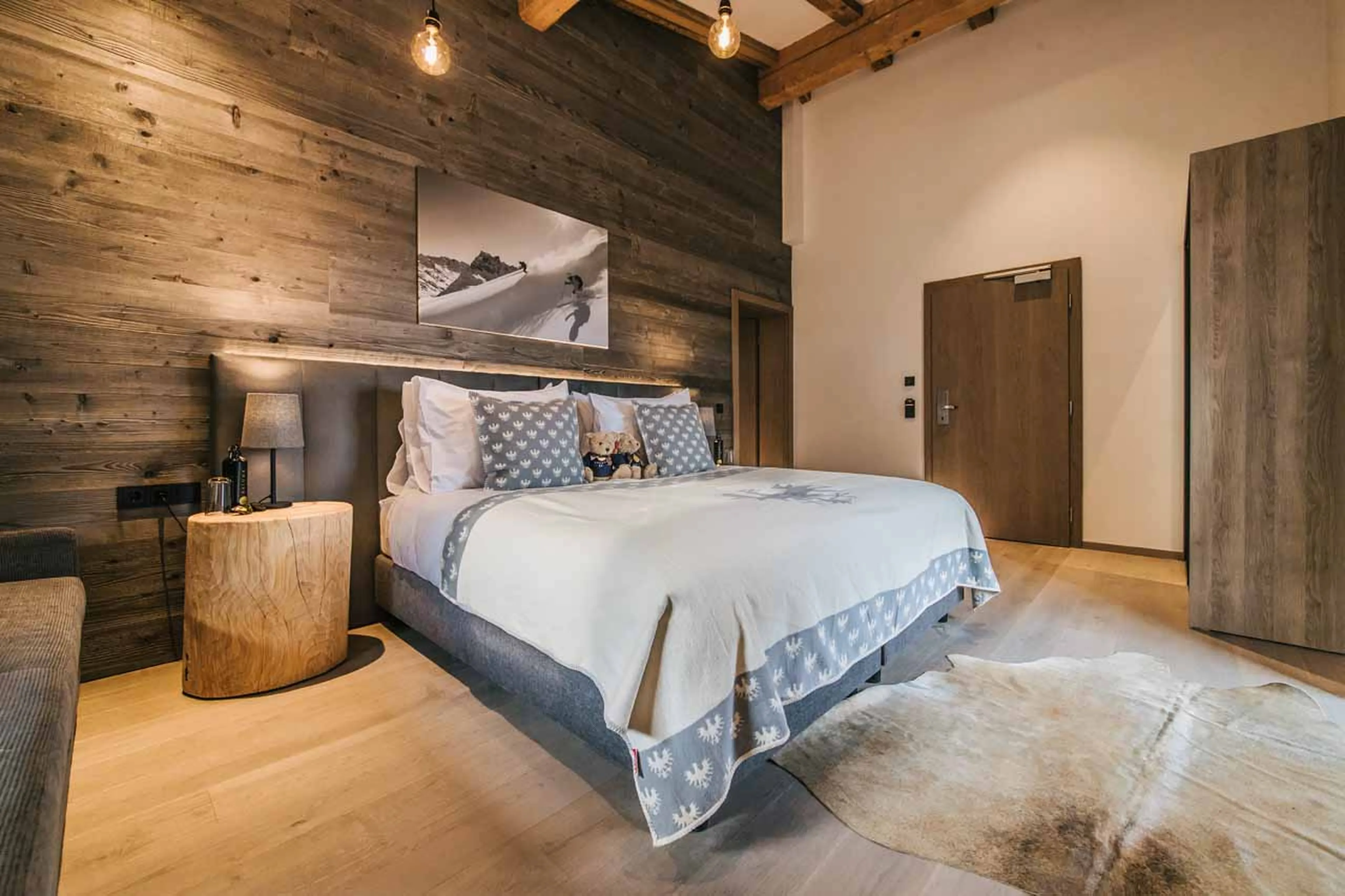Bedroom one at Chalet 47 in St Anton
