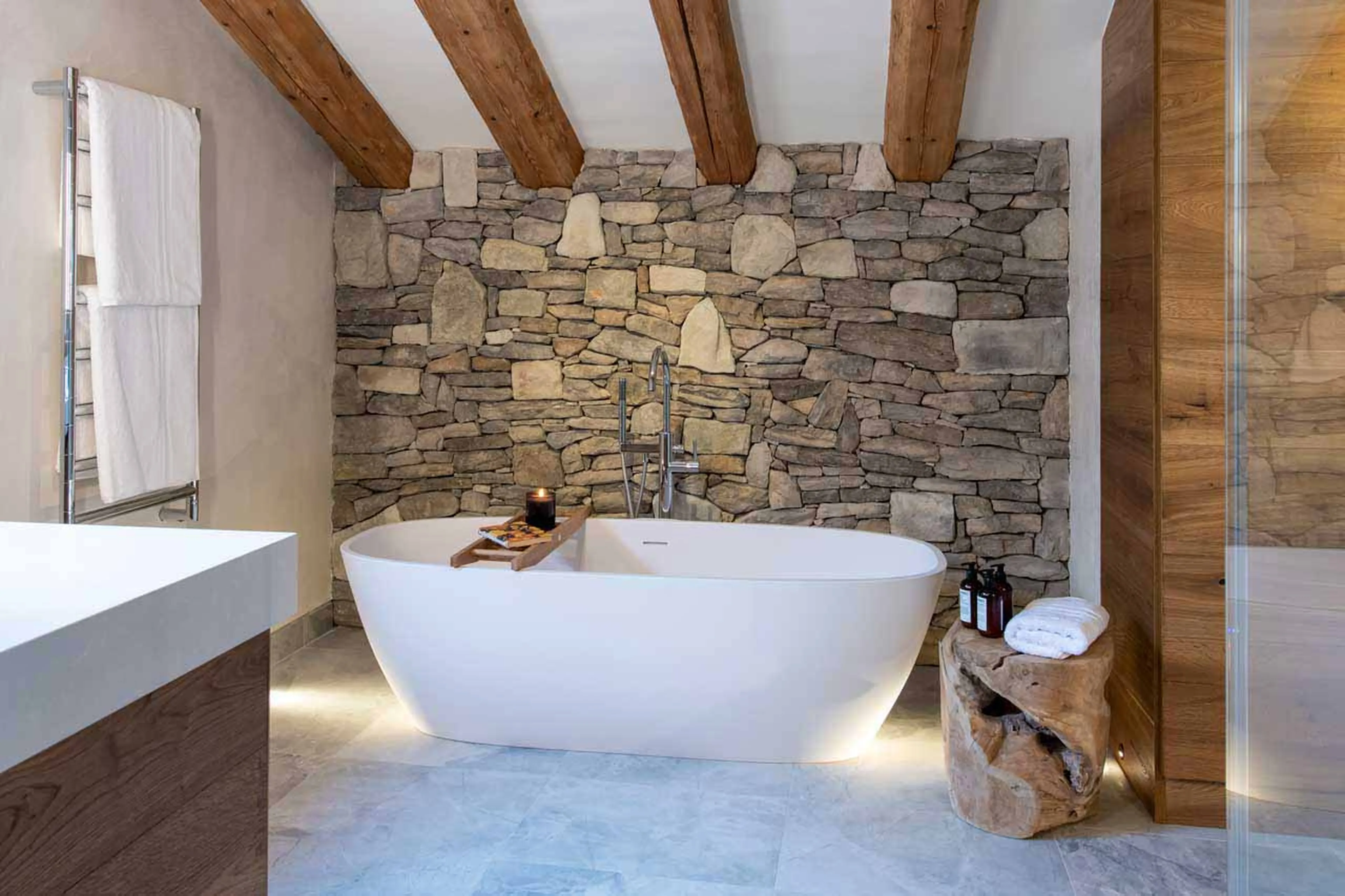 Bathroom two at Chalet Abade in Val d'Isere