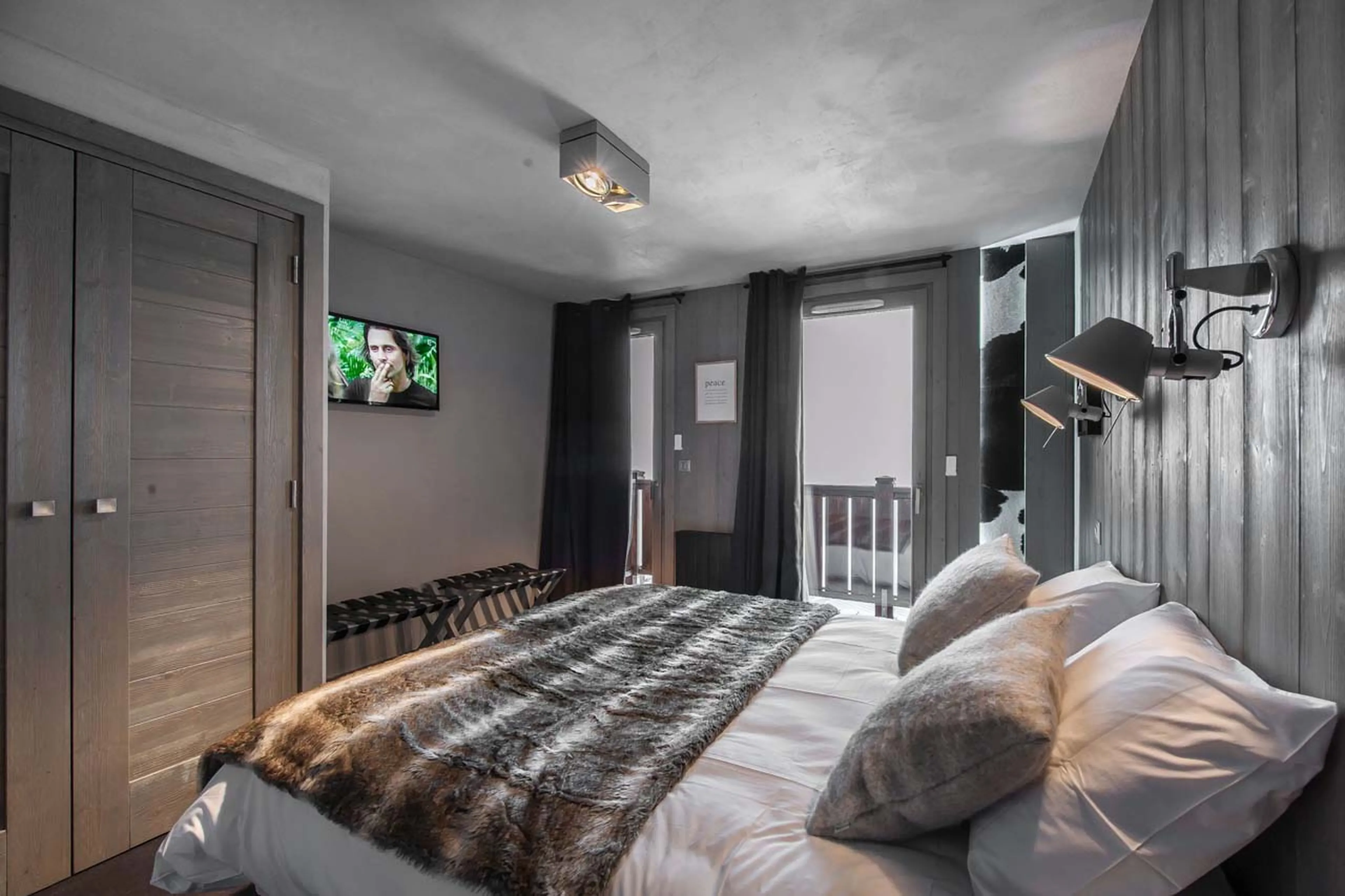 Bedroom two at Apartment Abondance in Courchevel 1650