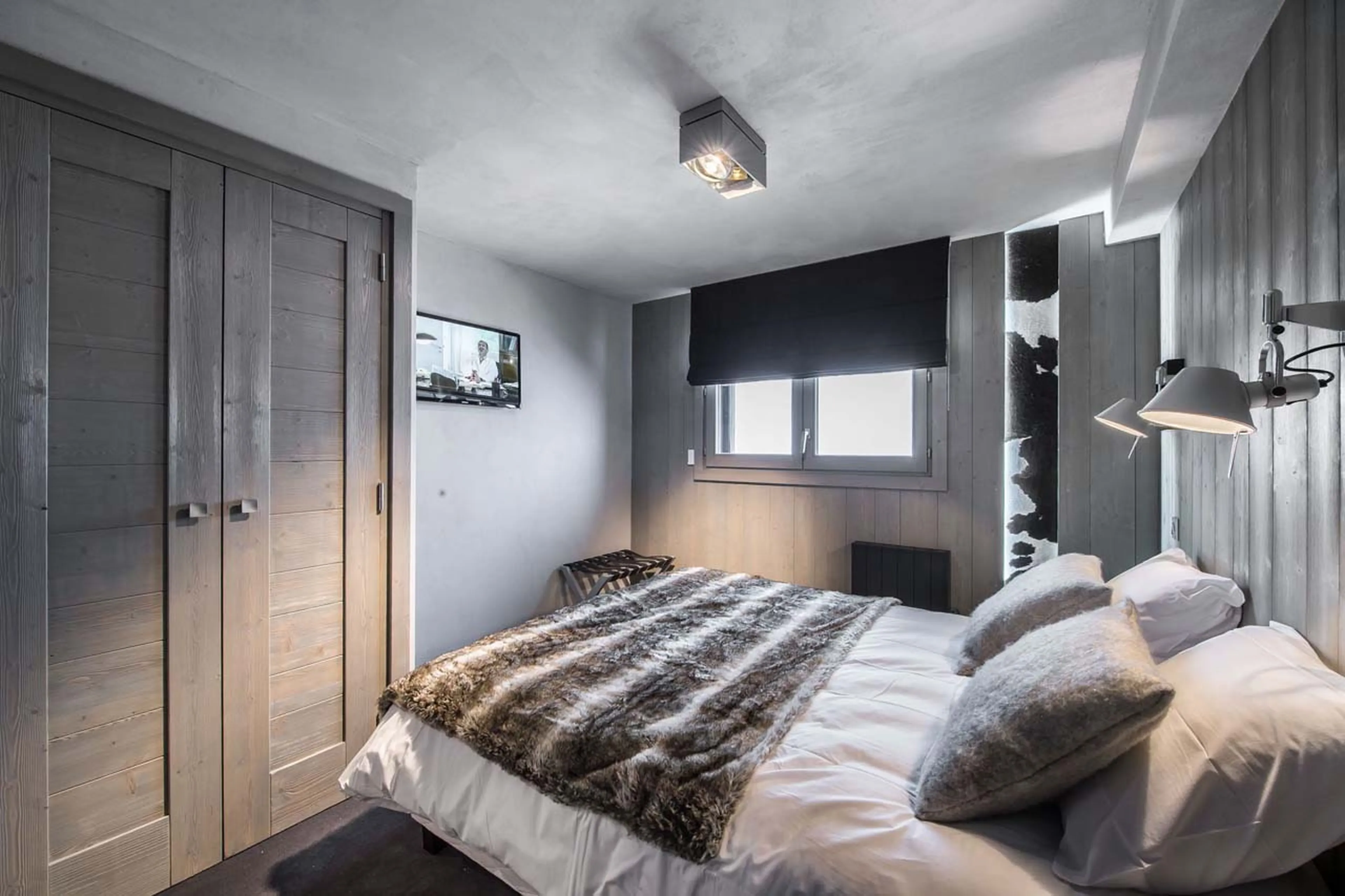 Bedroom three at Apartment Abondance in Courchevel 1650