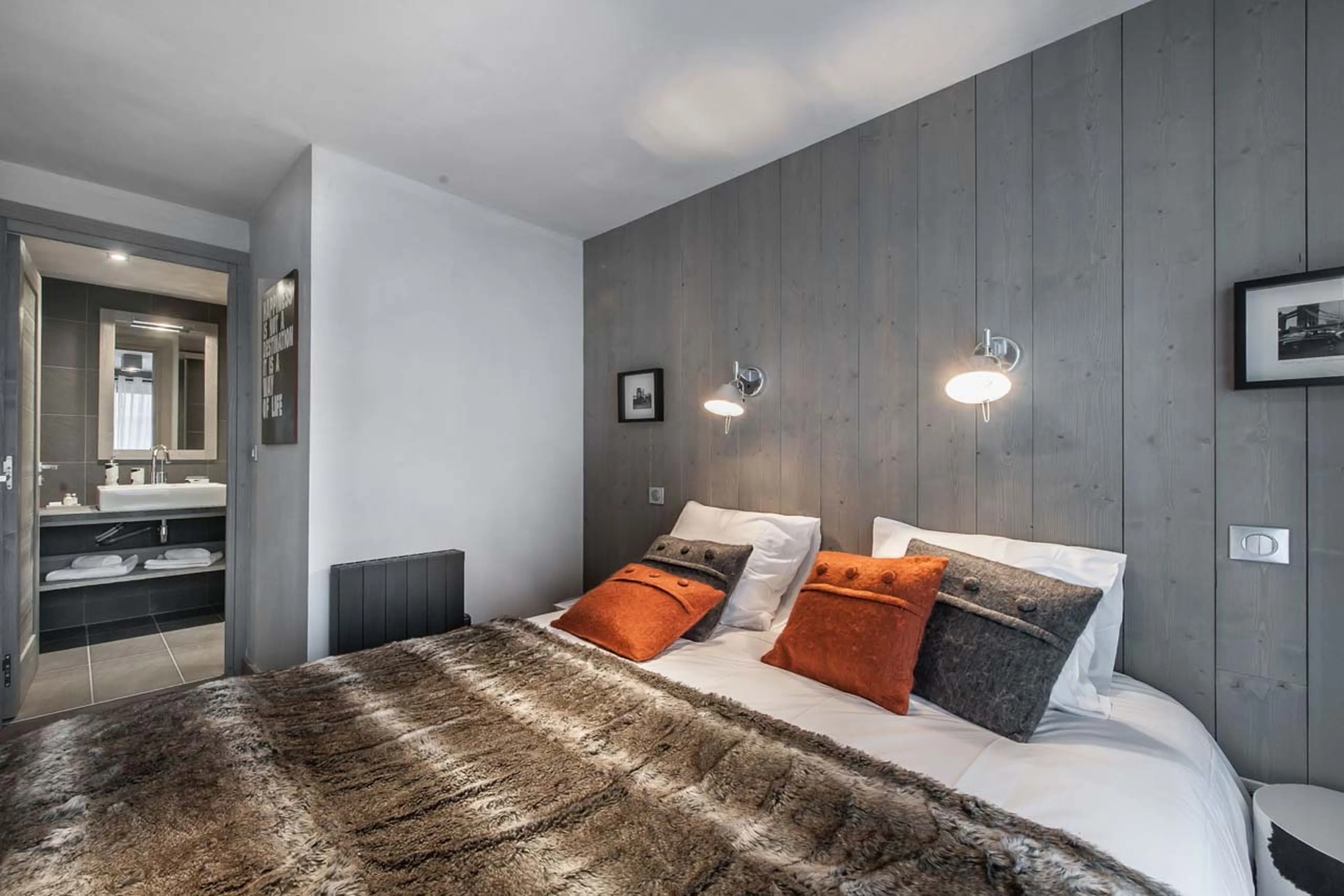 Bedroom four at Apartment Abondance in Courchevel 1650