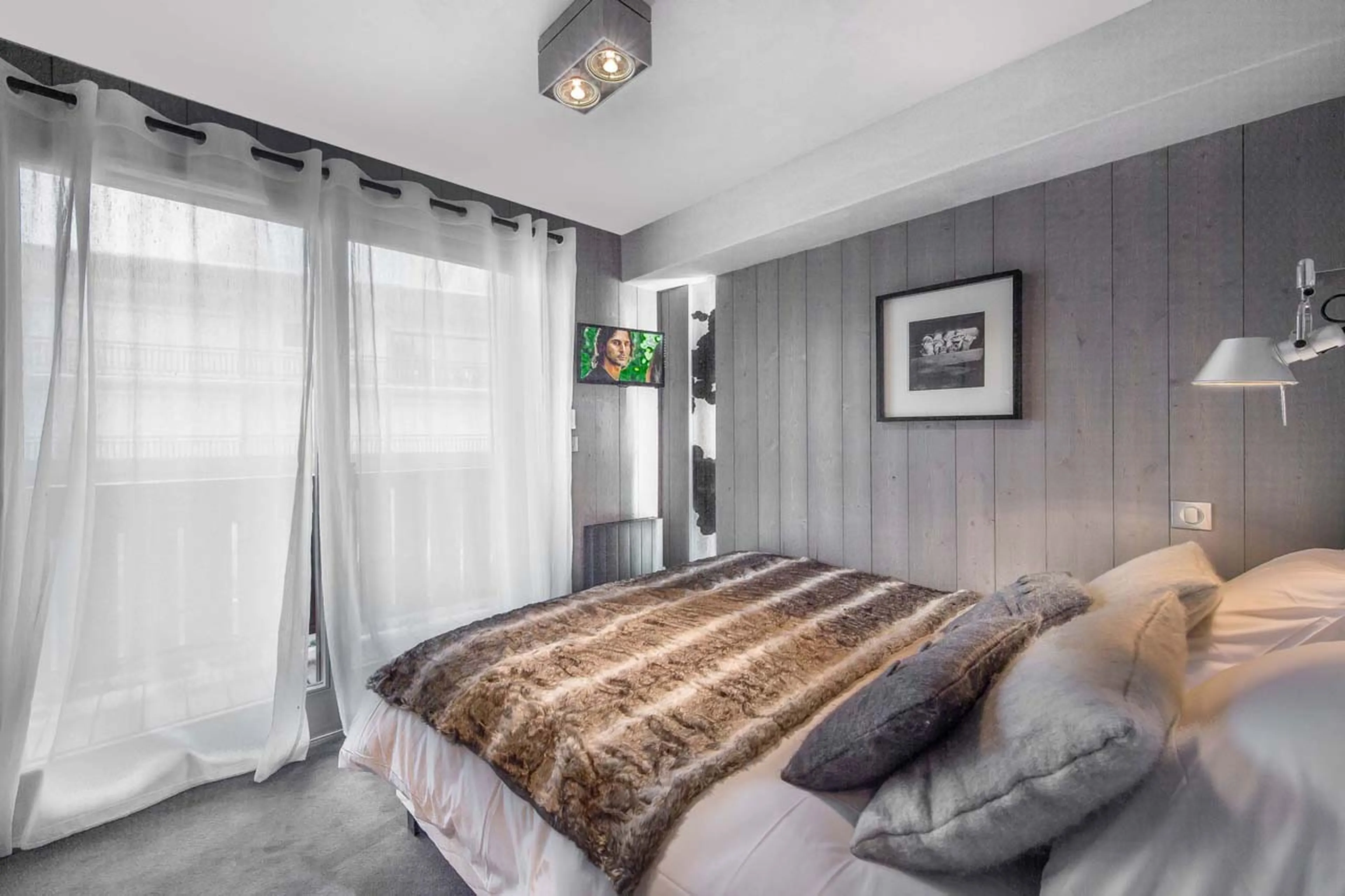 Bedroom five at Apartment Abondance in Courchevel 1650