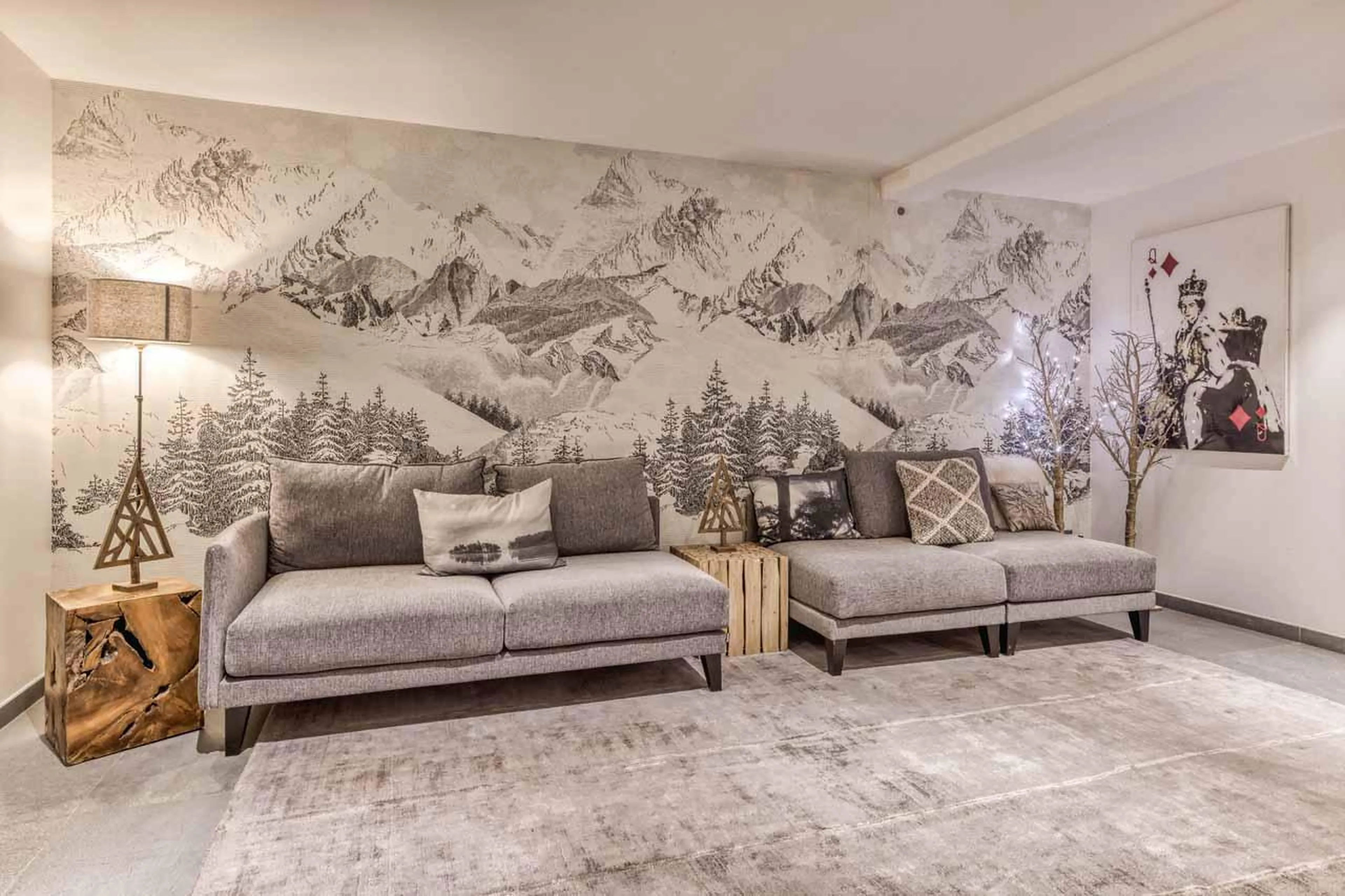 Entrance hall at Chalet Acelia in Courchevel 1550