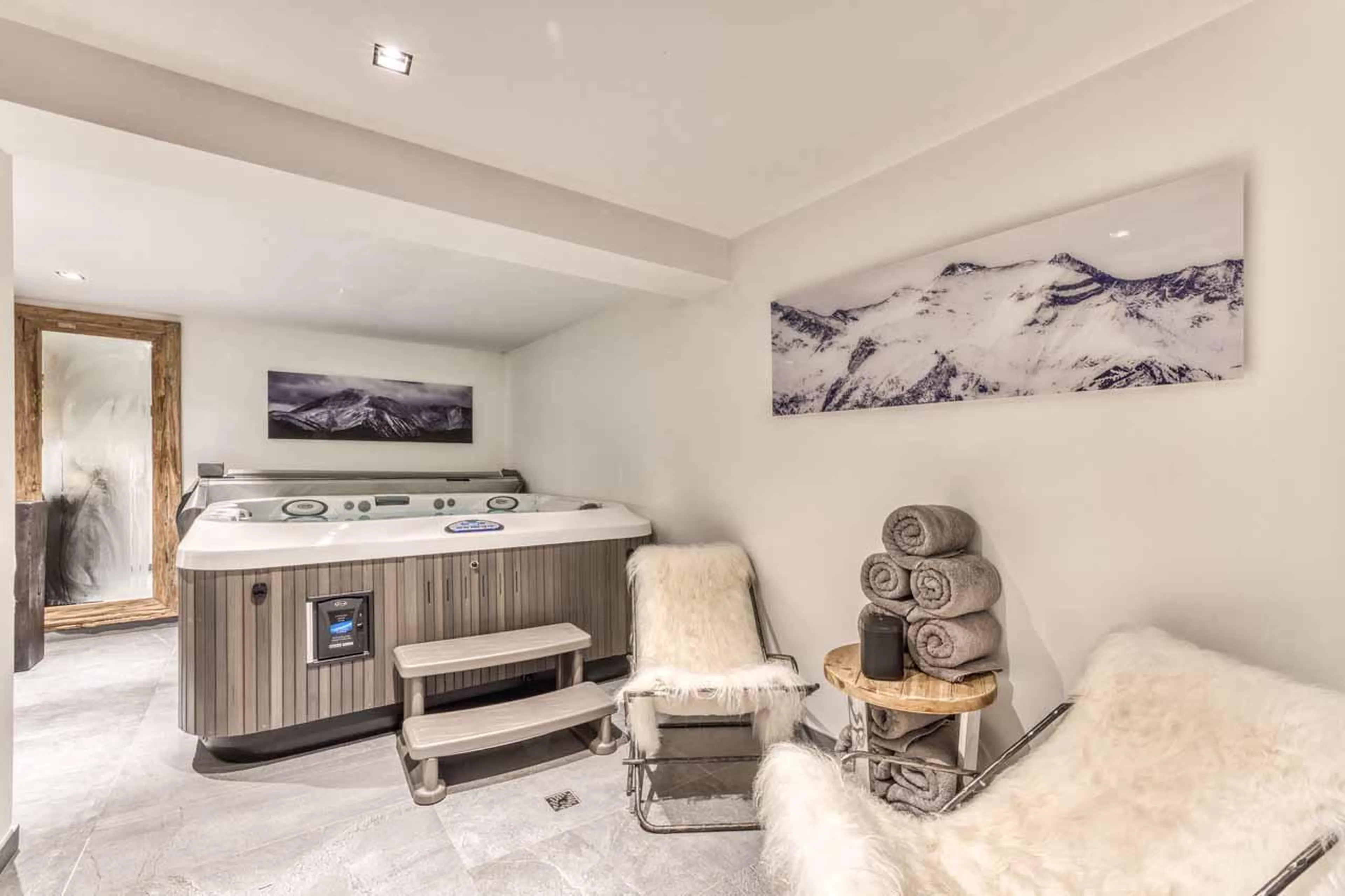 Tranquil relaxation areaat Chalet Acelia in Courchevel 1550