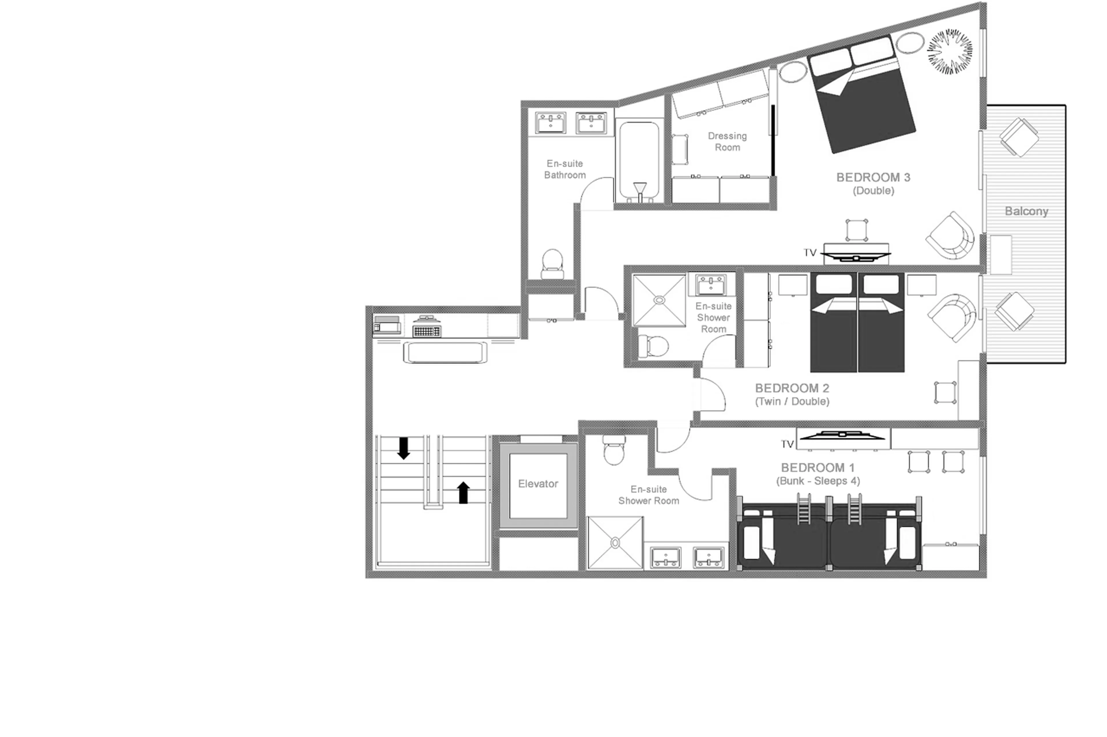 Floor plan of first floor