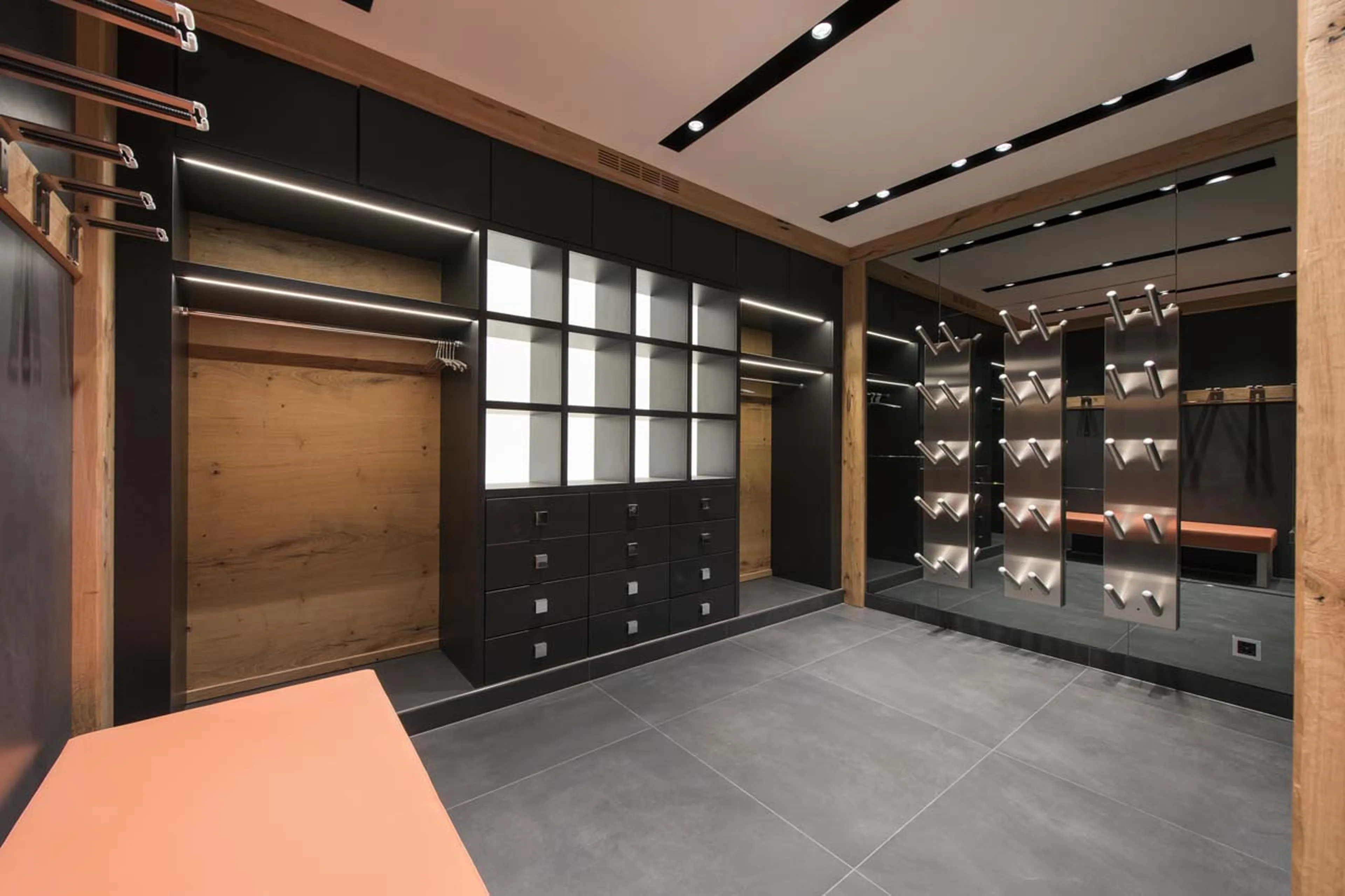 Ski room on ground floor in Chalet Aconcagua in Zermatt