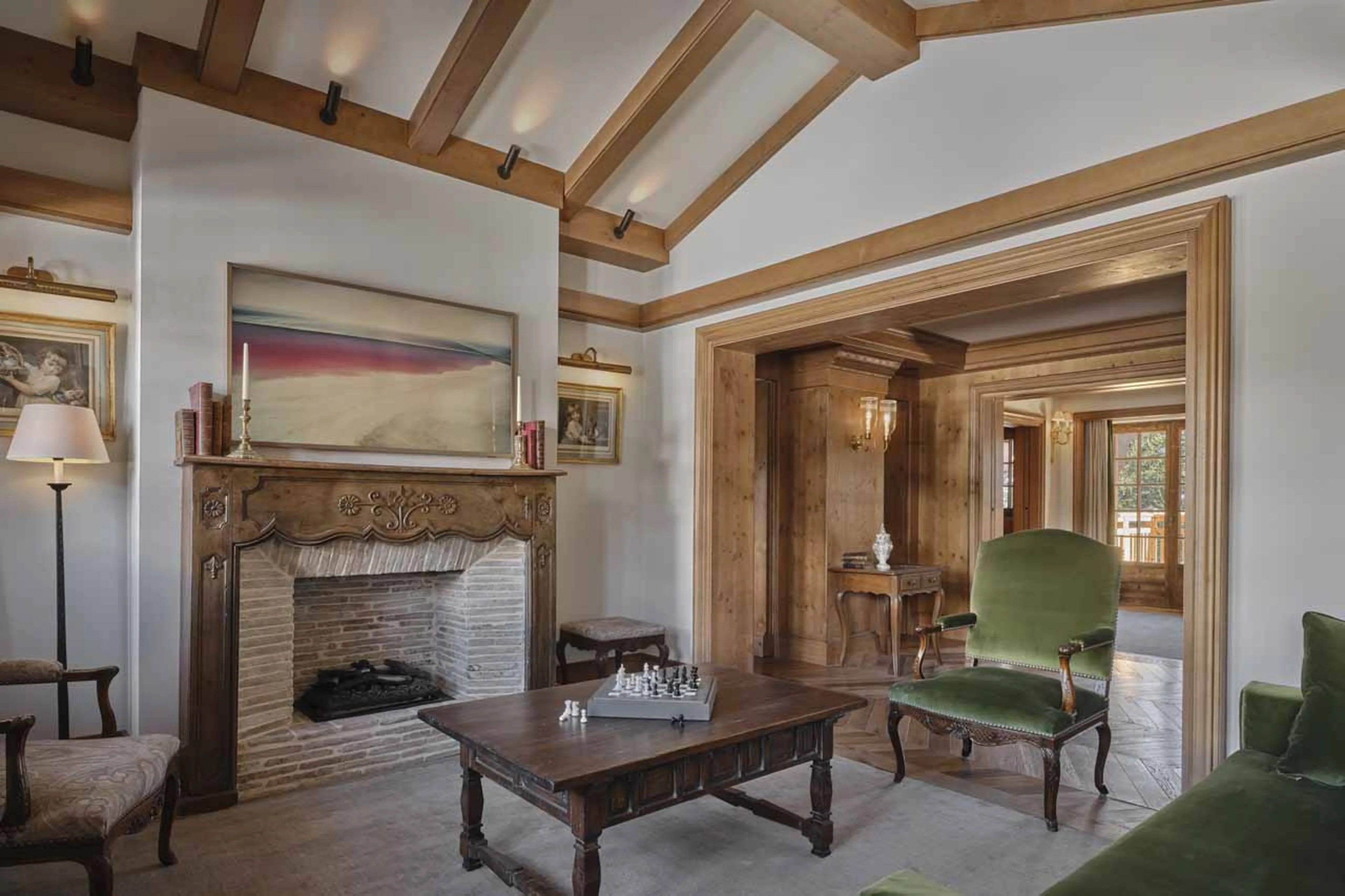 Bedroom one lounge at Chalet Airelles 1992 in Courchevel 1850