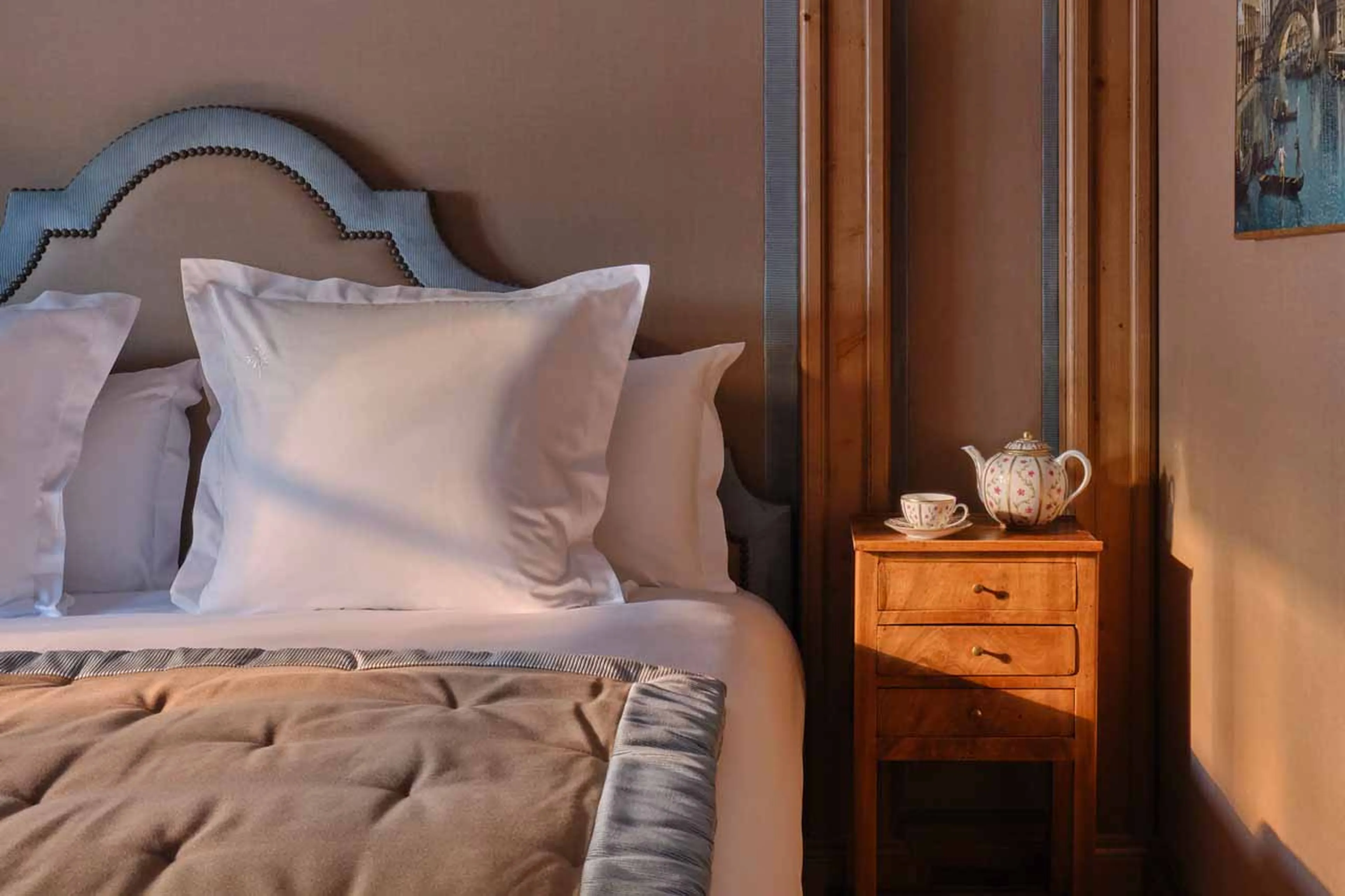 Bedroom three details at Chalet Airelles 1992 in Courchevel 1850