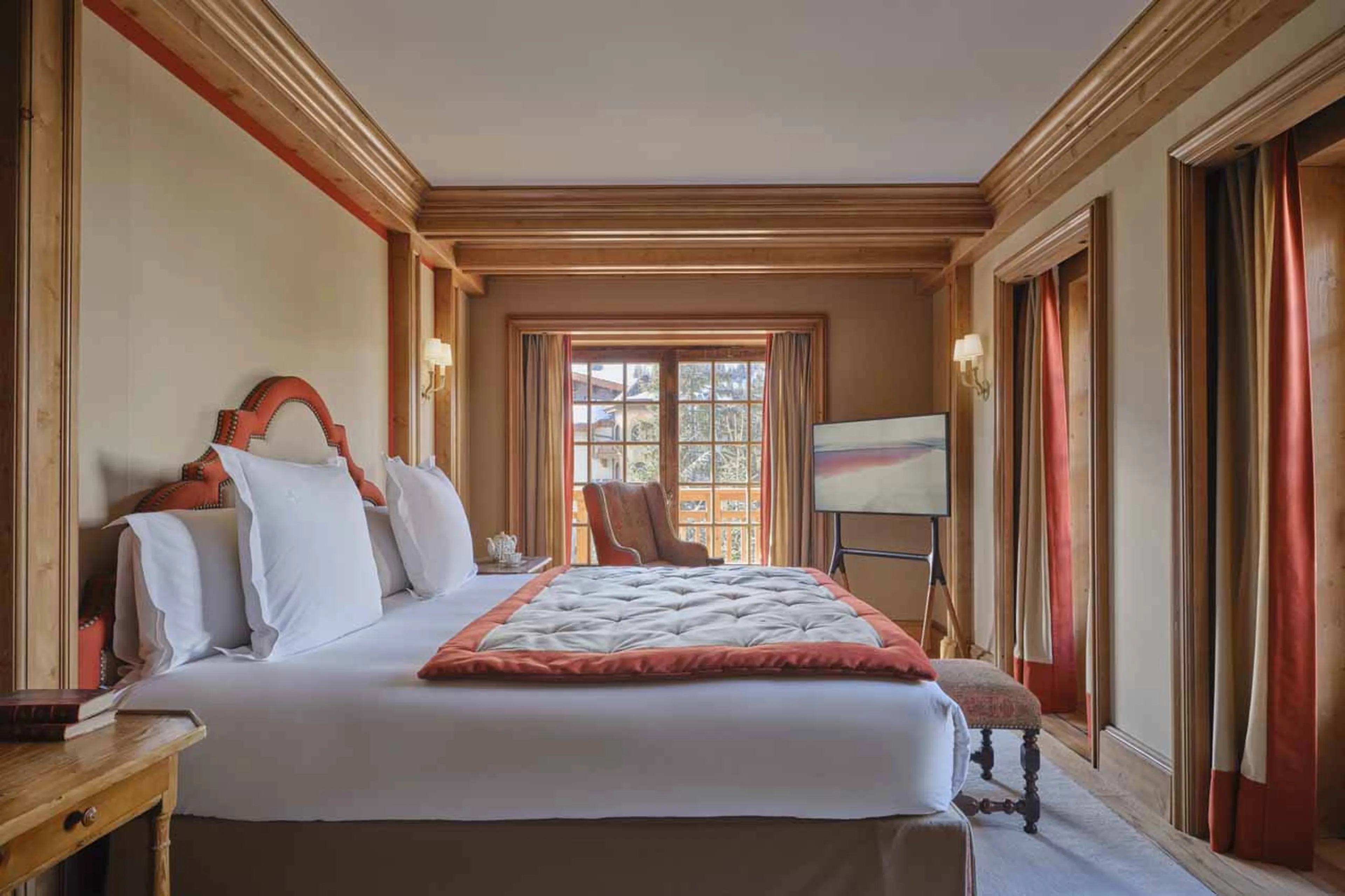 Bedroom four at Chalet Airelles 1992 in Courchevel 1850