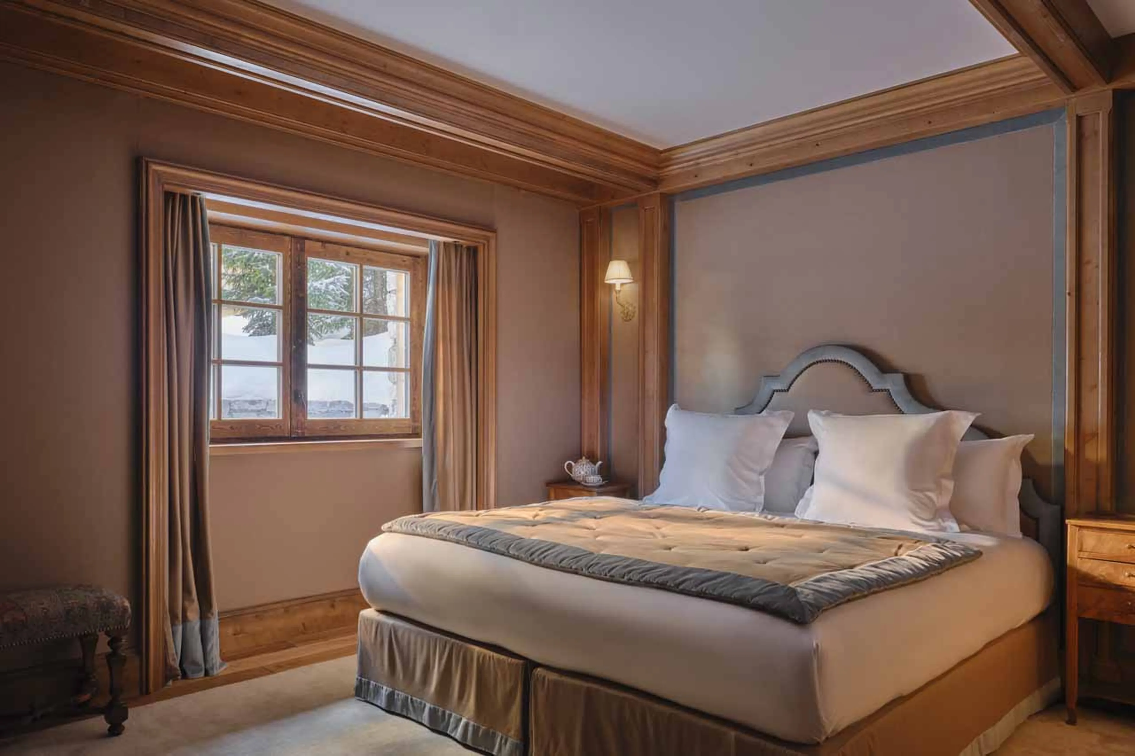 Bedroom six at Chalet Airelles 1992 in Courchevel 1850