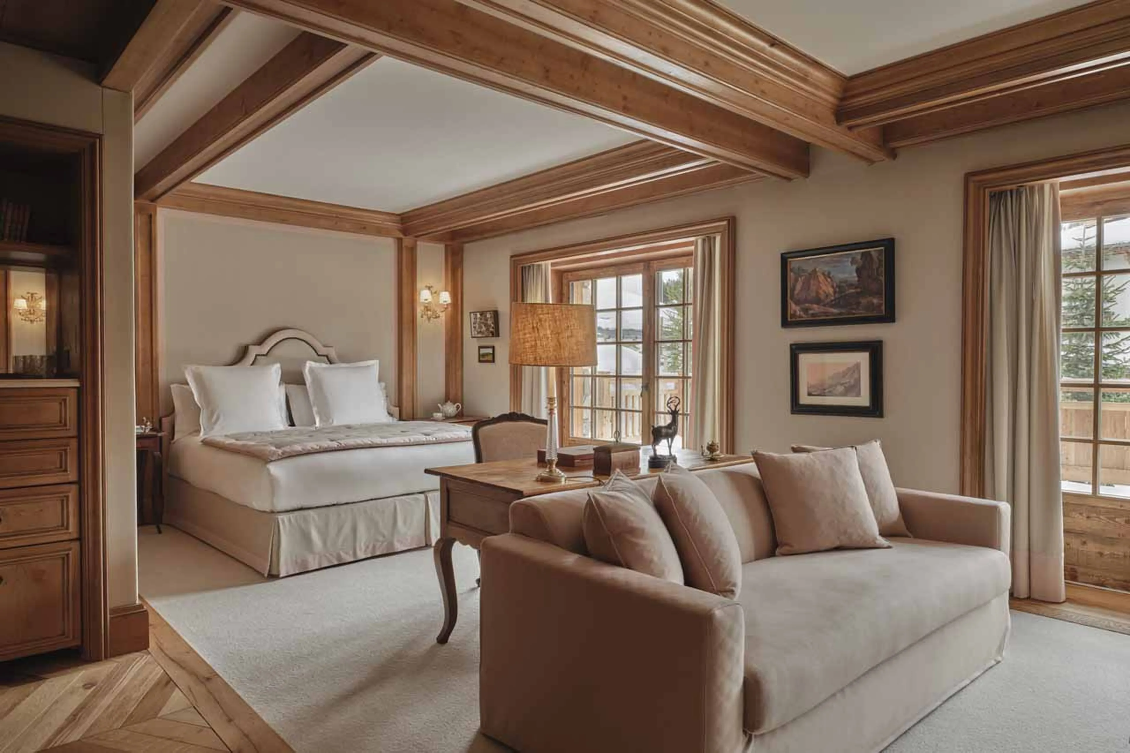 Bedroom seven at Chalet Airelles 1992 in Courchevel 1850