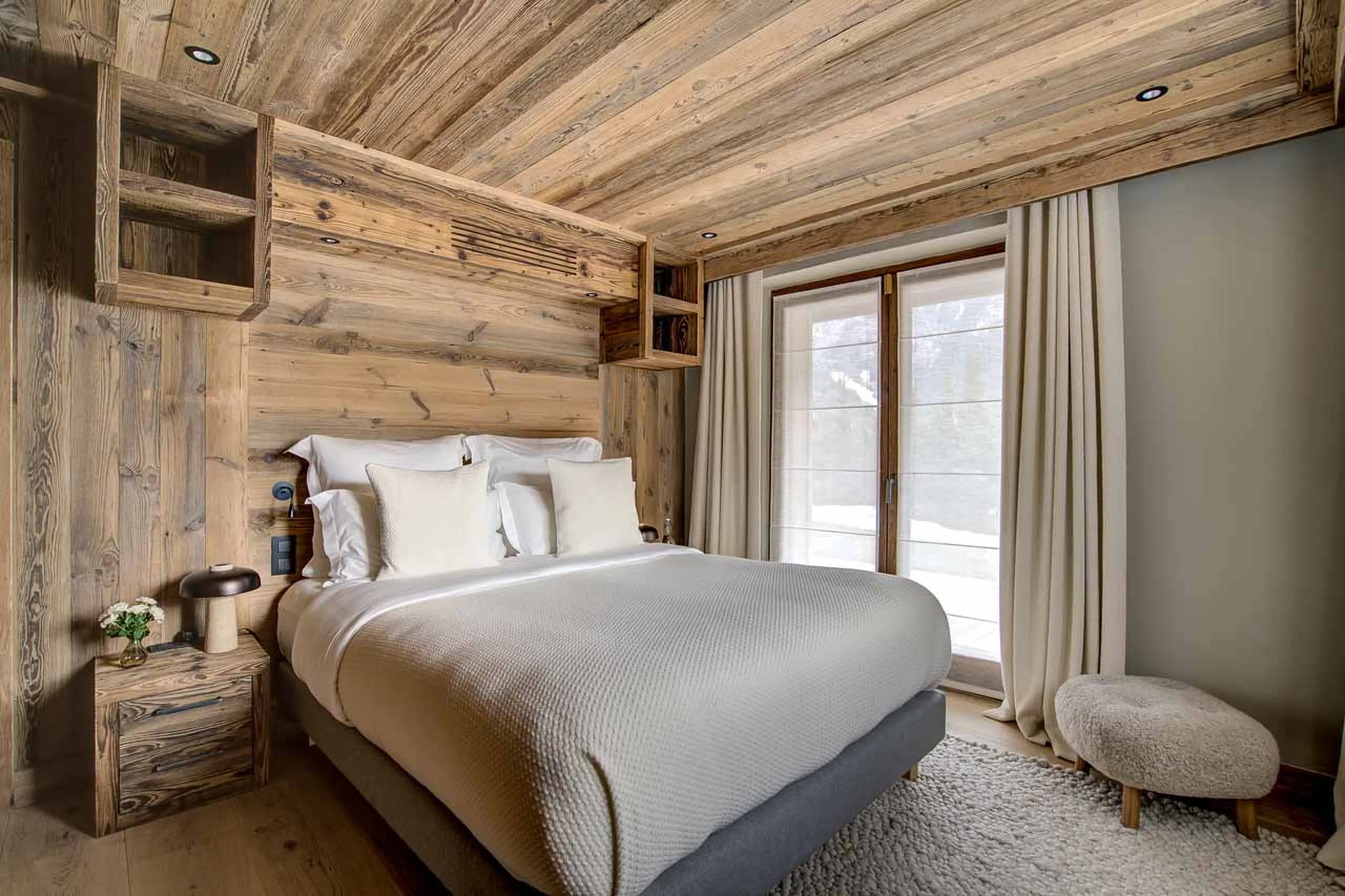 Bedroom one at Chalet Alaska in Chamonix