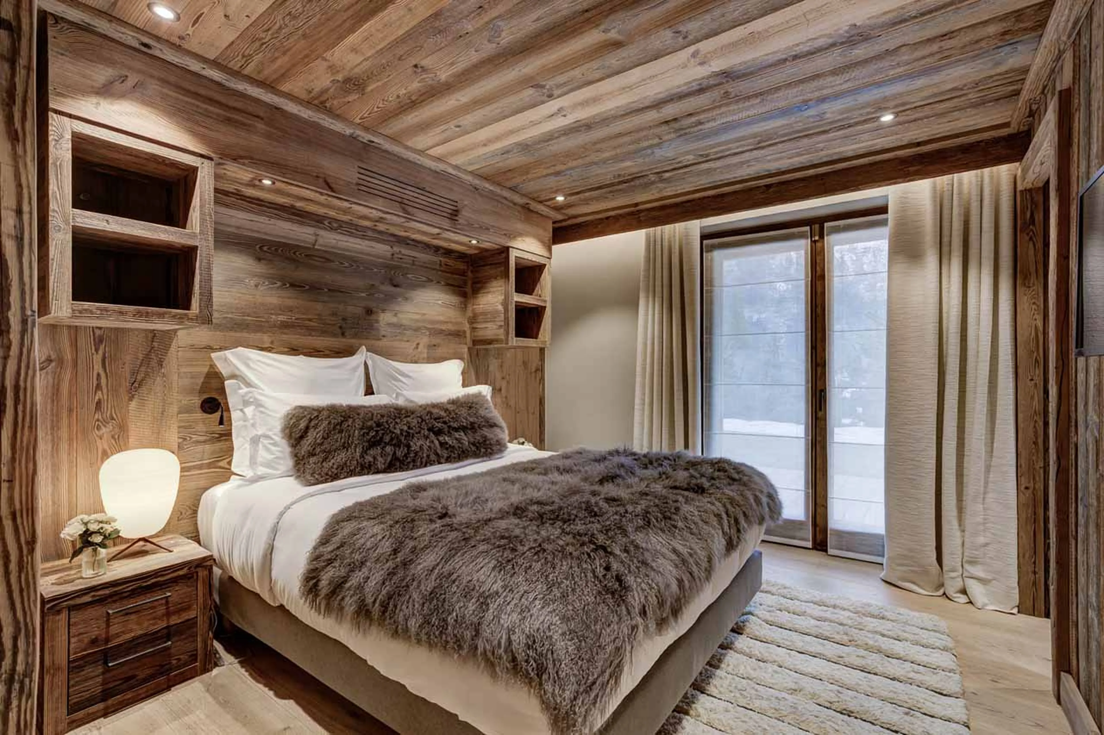 Bedroom two at Chalet Alaska in Chamonix