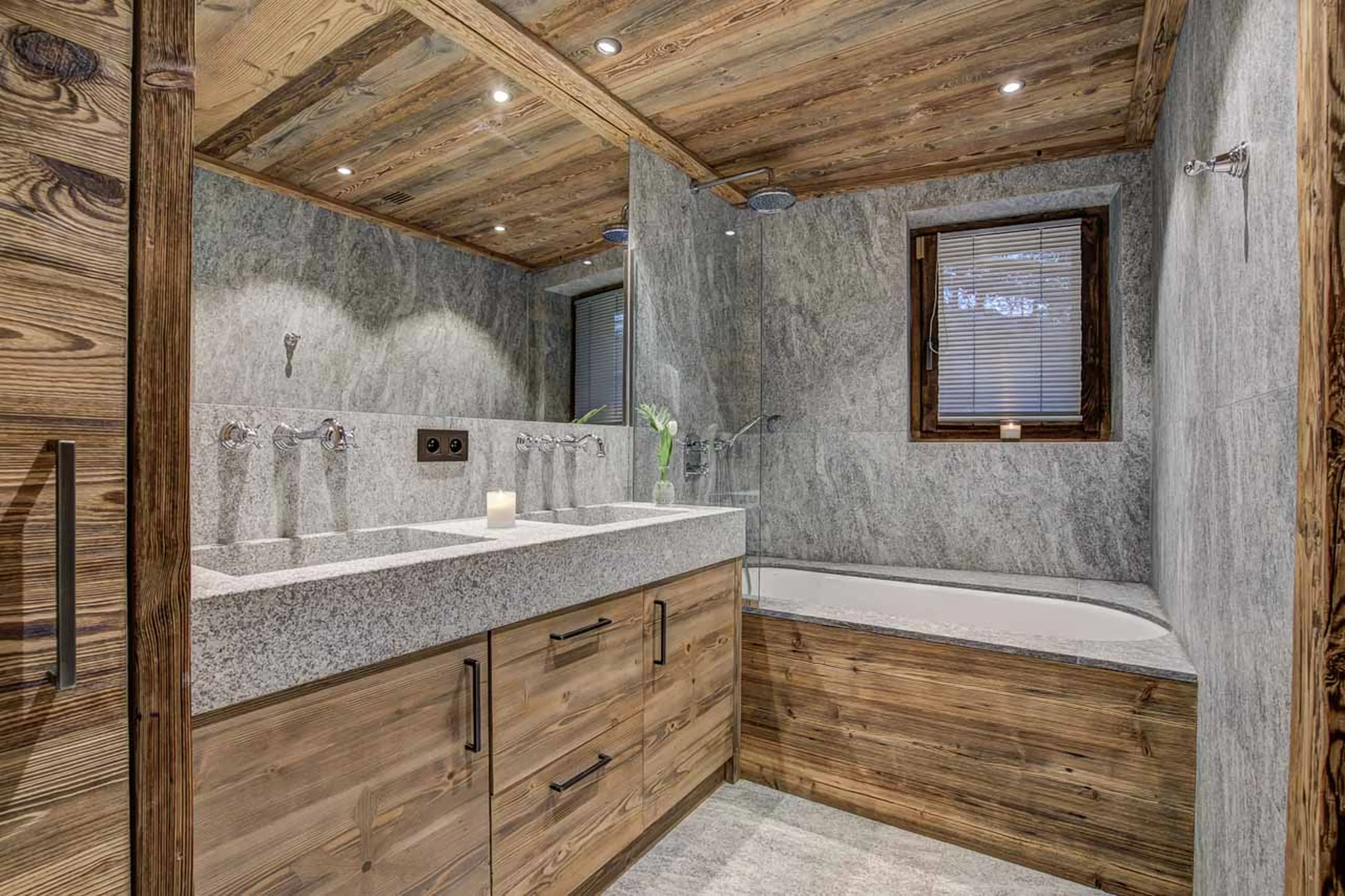 Bathroom four at Chalet Alaska in Chamonix