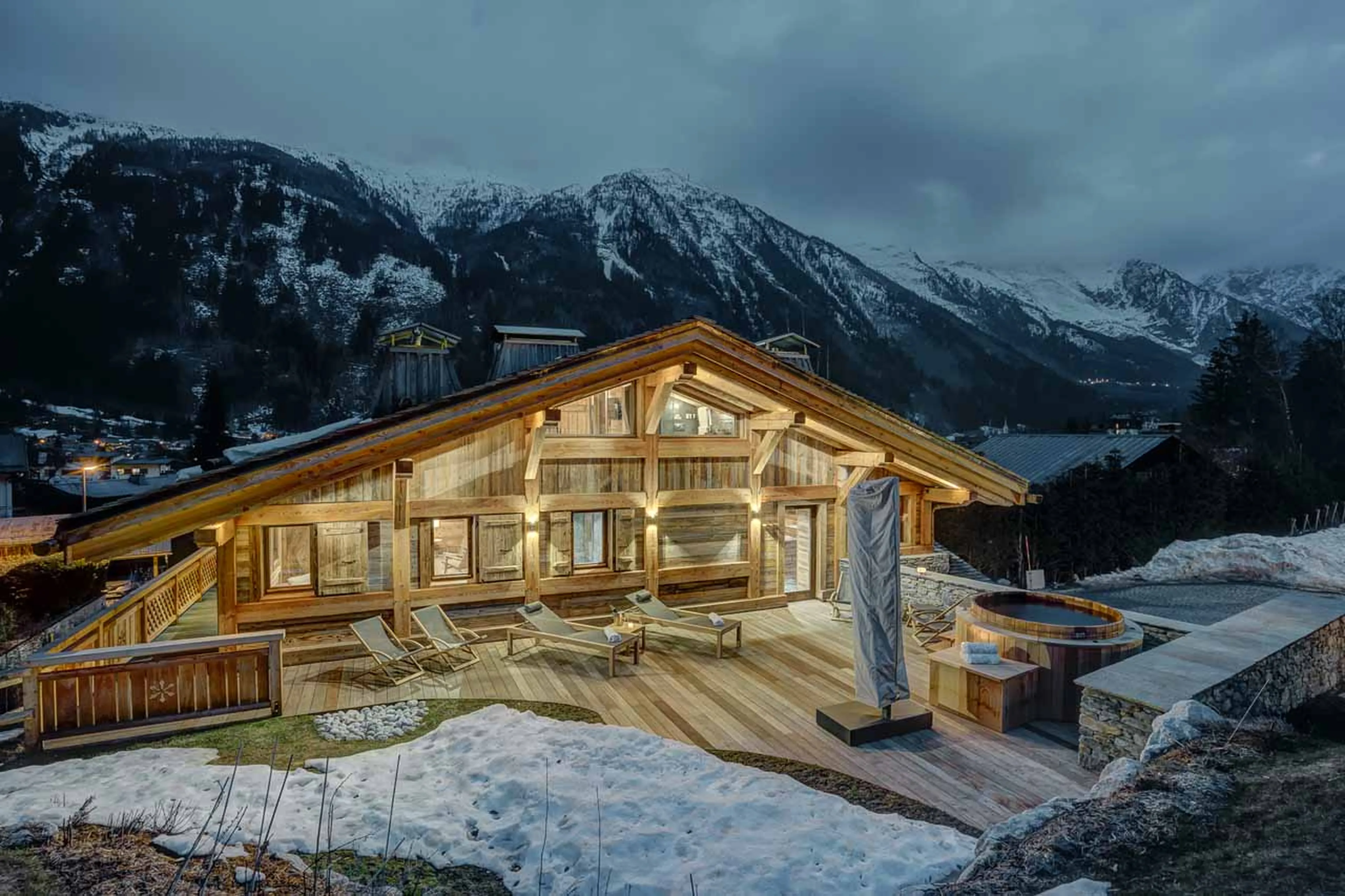 Exterior of Chalet Alaska in Chamonix