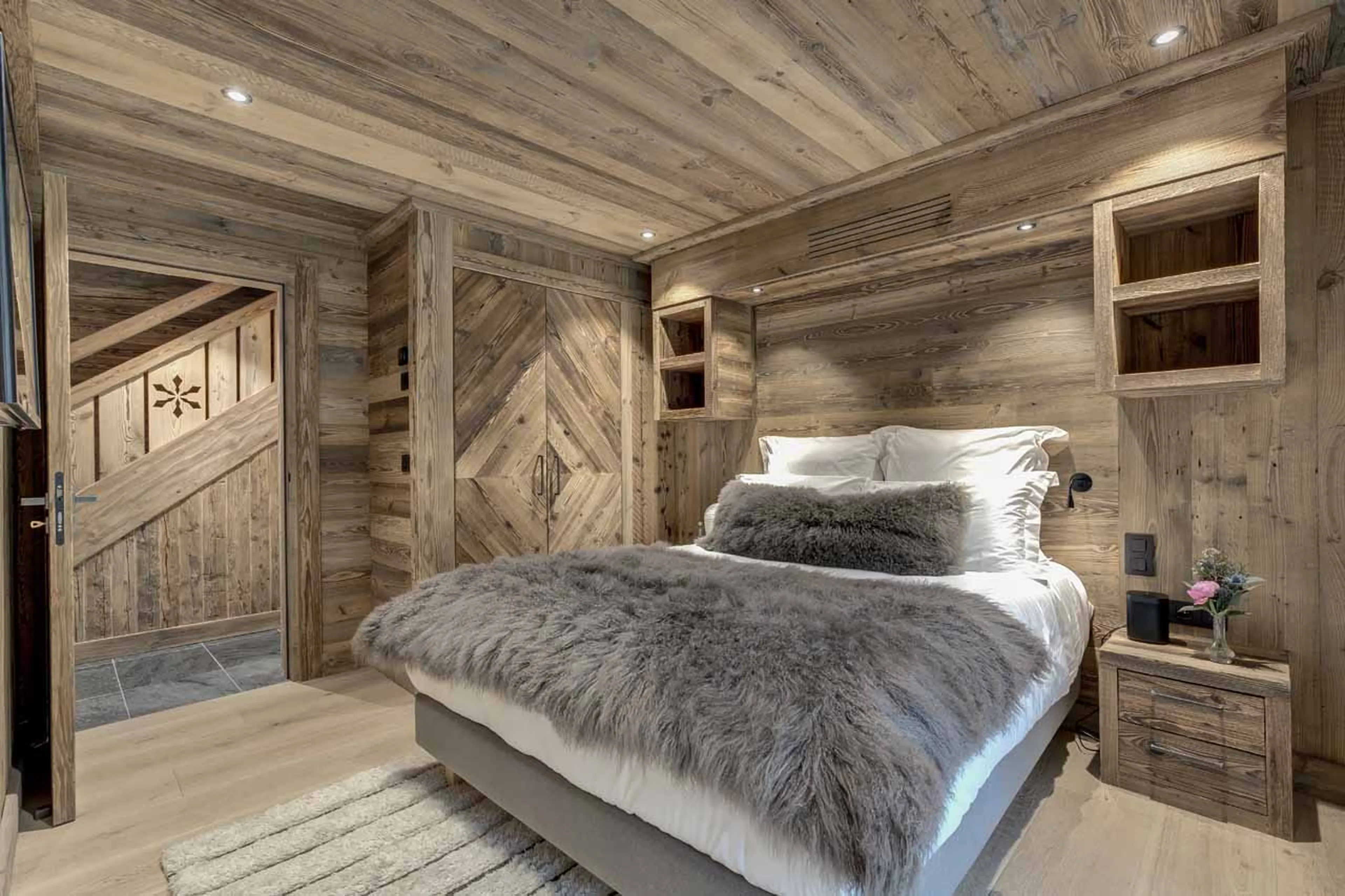 Bedroom two at Chalet Alaska in Chamonix