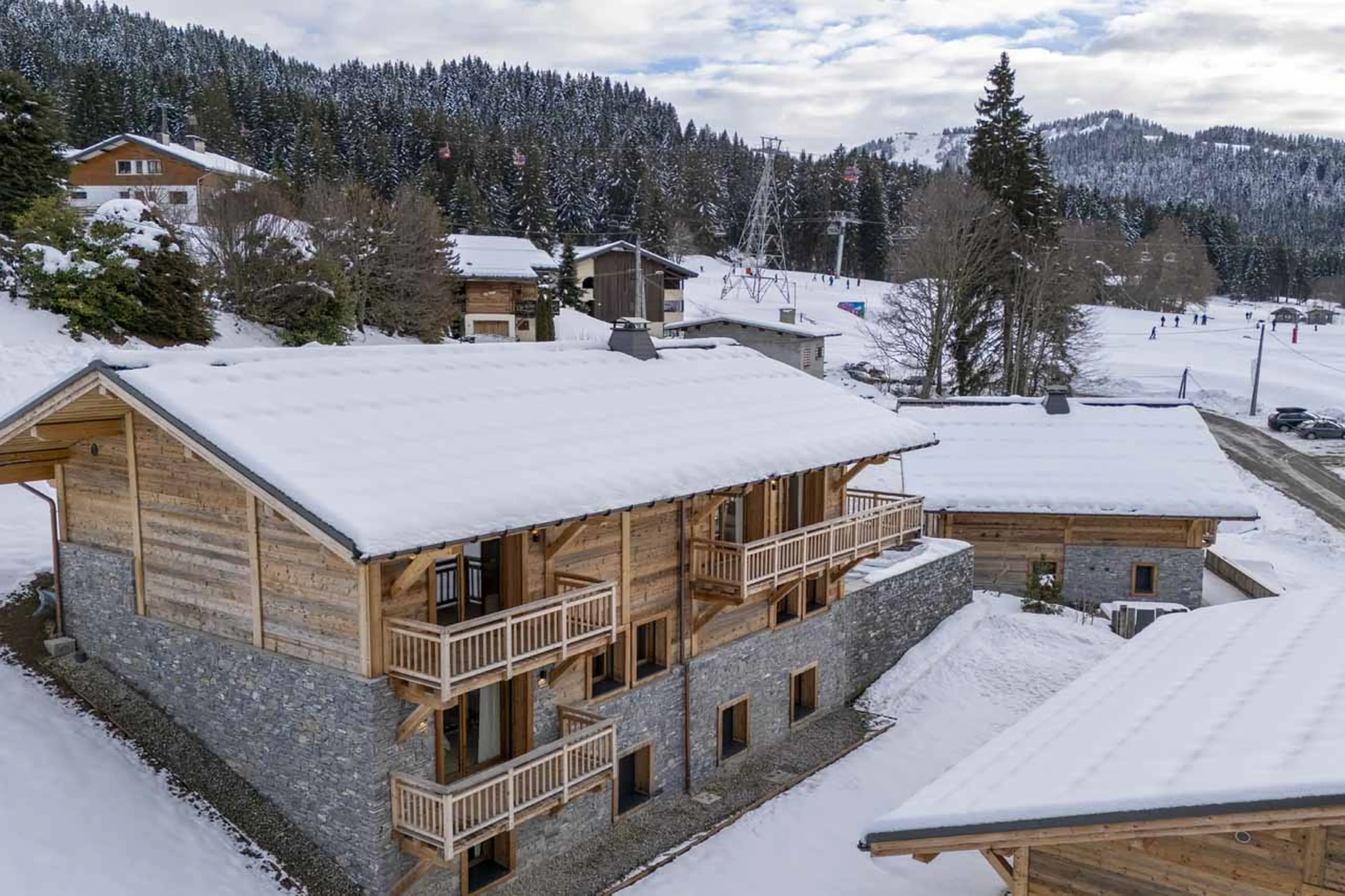 Proximity to the pistes at Chalet Alena in Les Gets