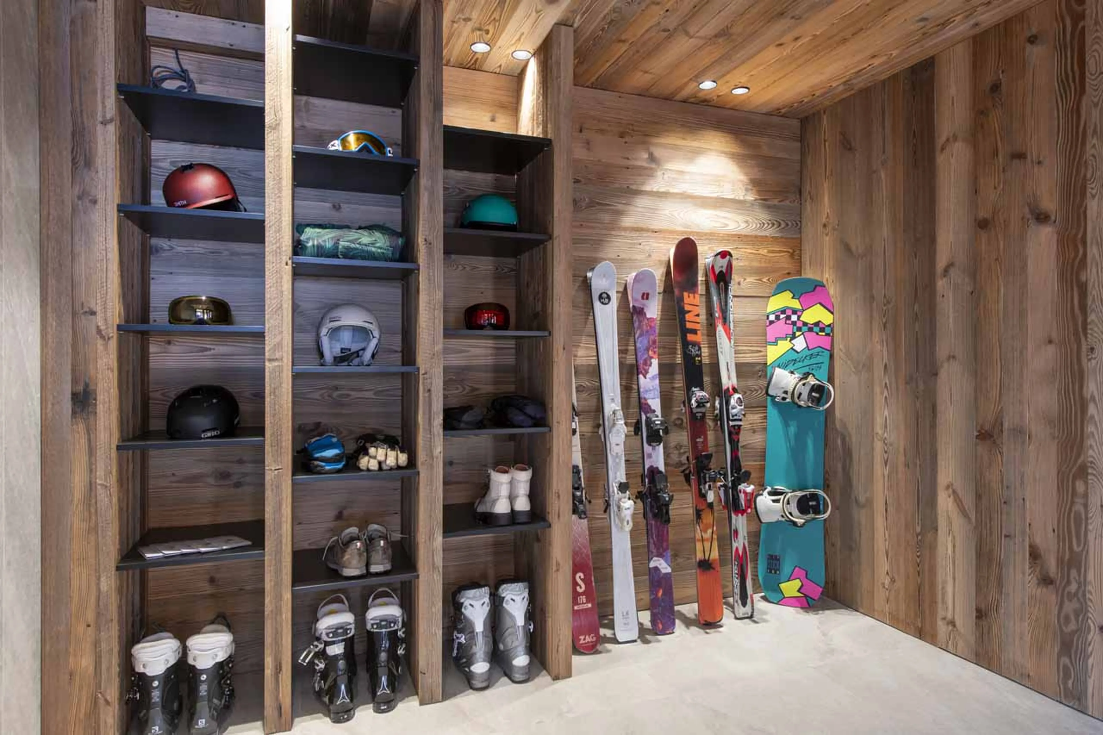 Ski room at Chalet Alena in Les Gets