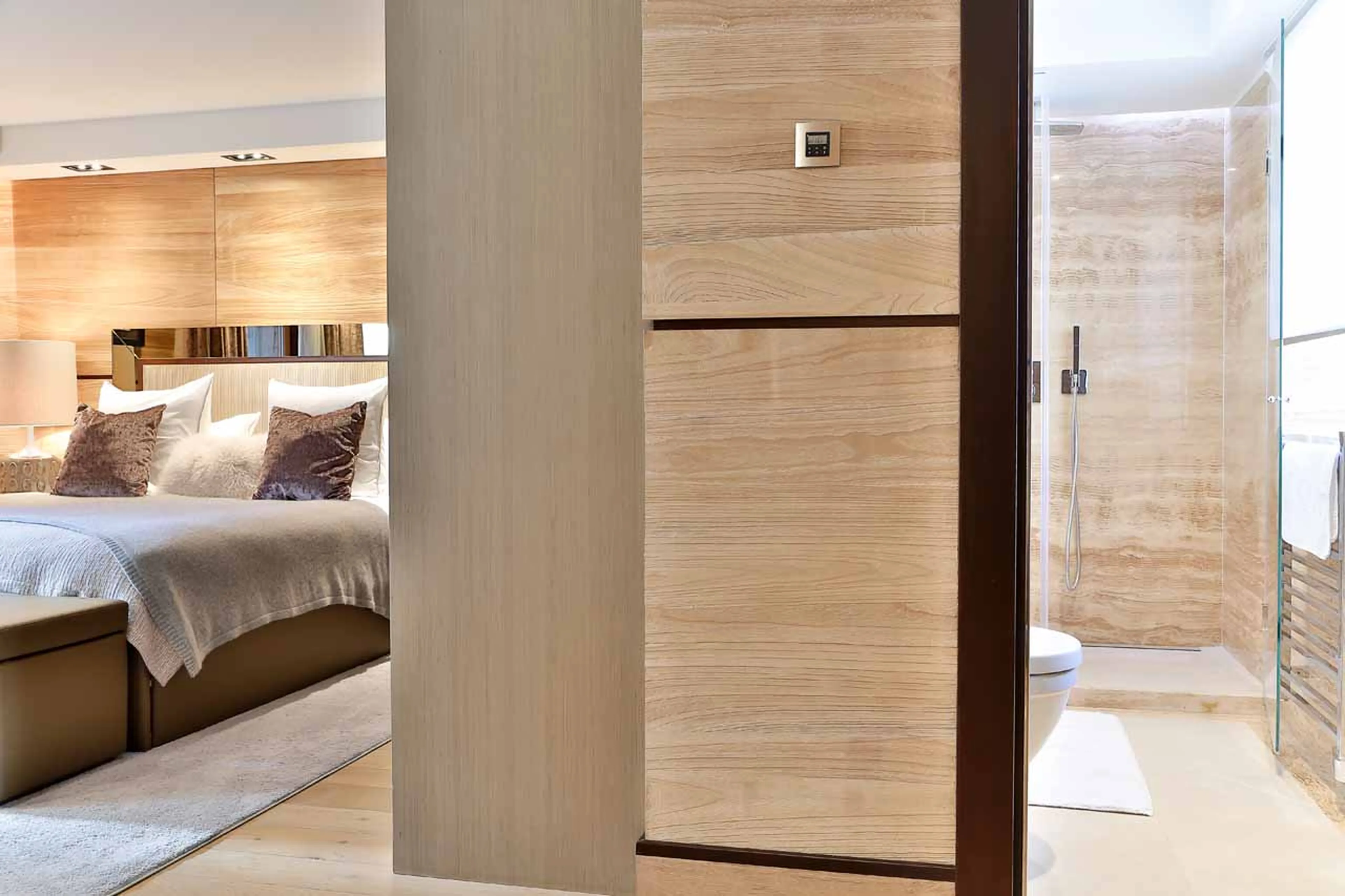 Bedroom 2 en-suite at Chalet Alexandra in Megeve