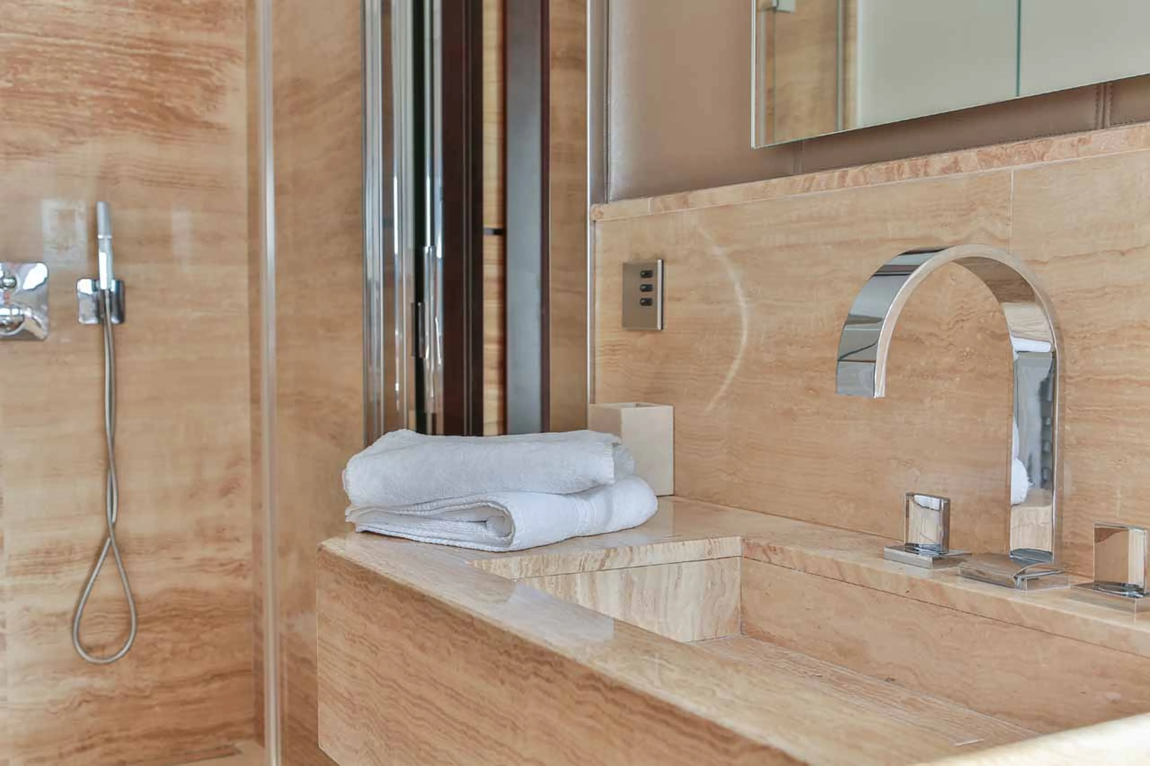 Bedroom 3 en-suite at Chalet Alexandra in Megeve