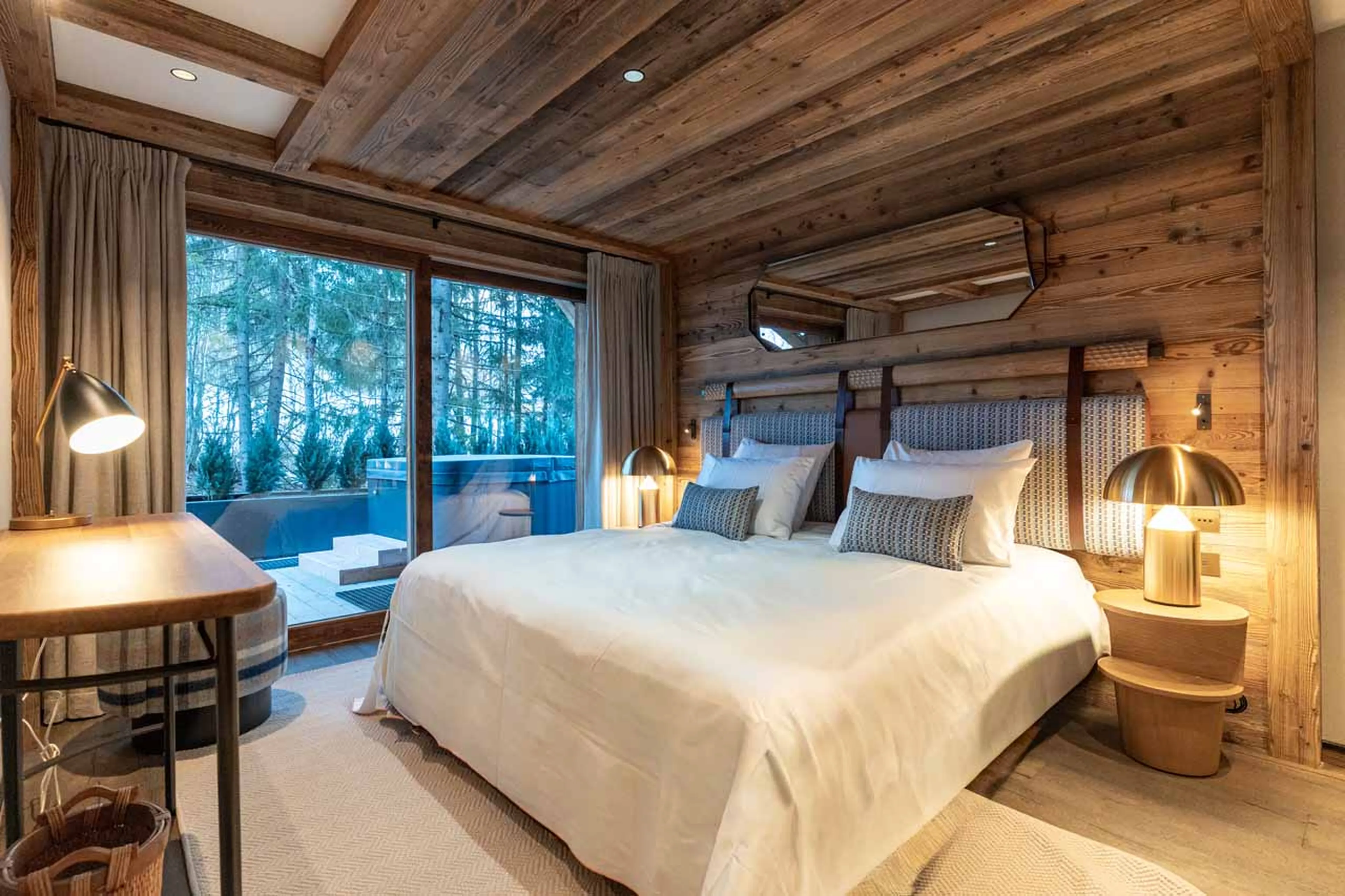 Bedroom 1 at Chalet Alice in Meribel