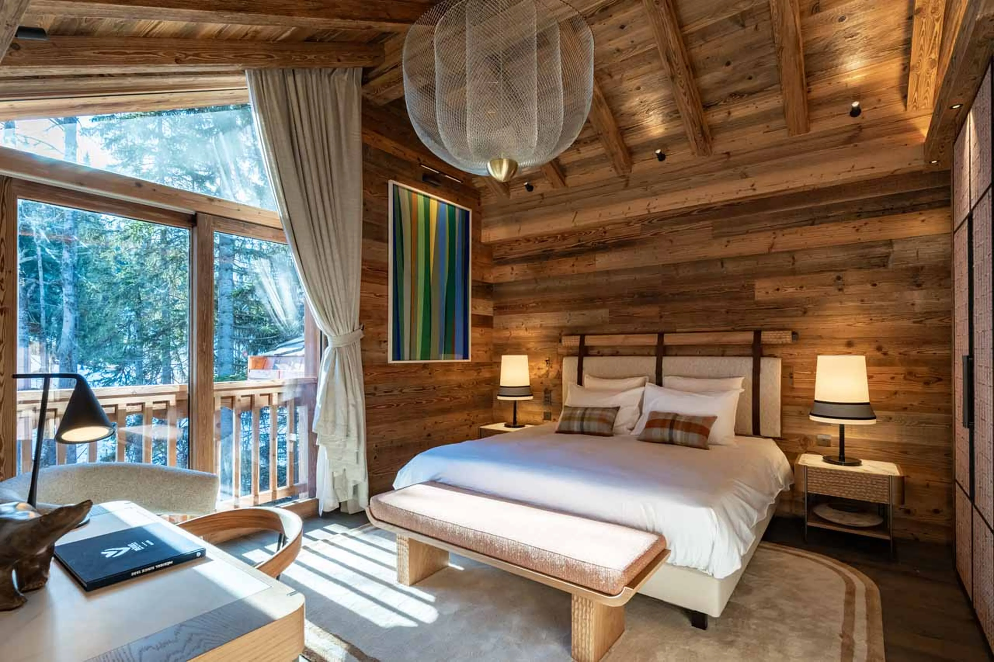 Bedroom 5 at Chalet Alice in Meribel