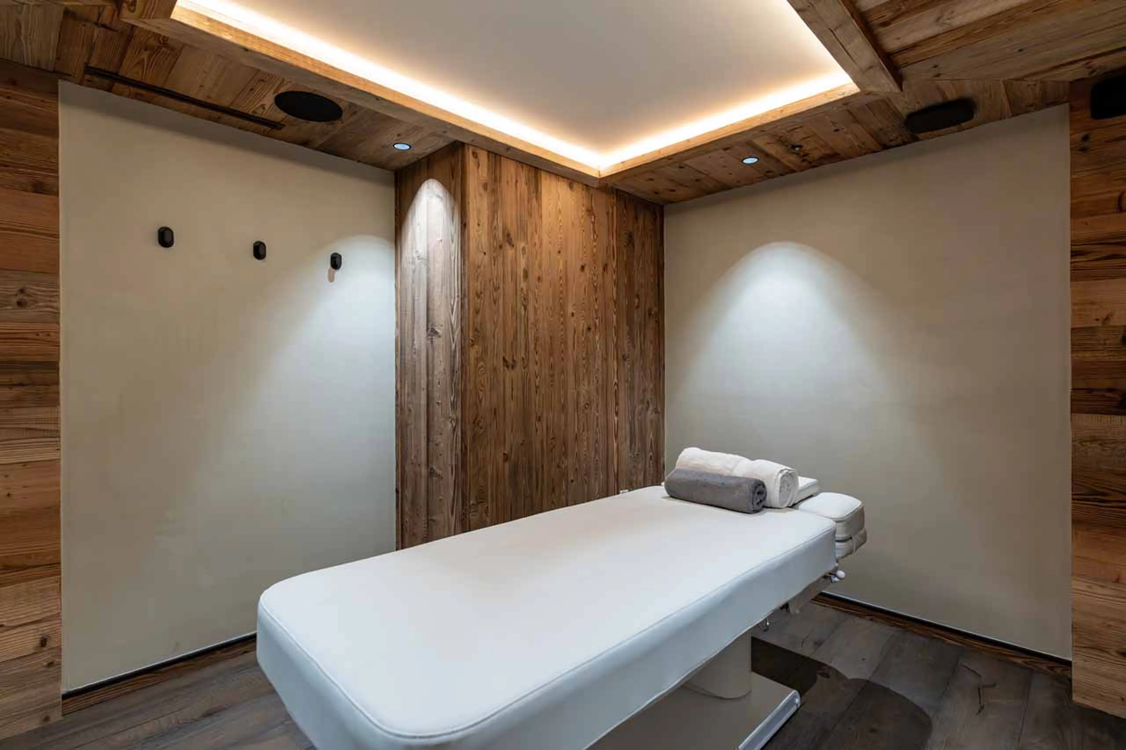 Massage room at Chalet Alice in Meribel