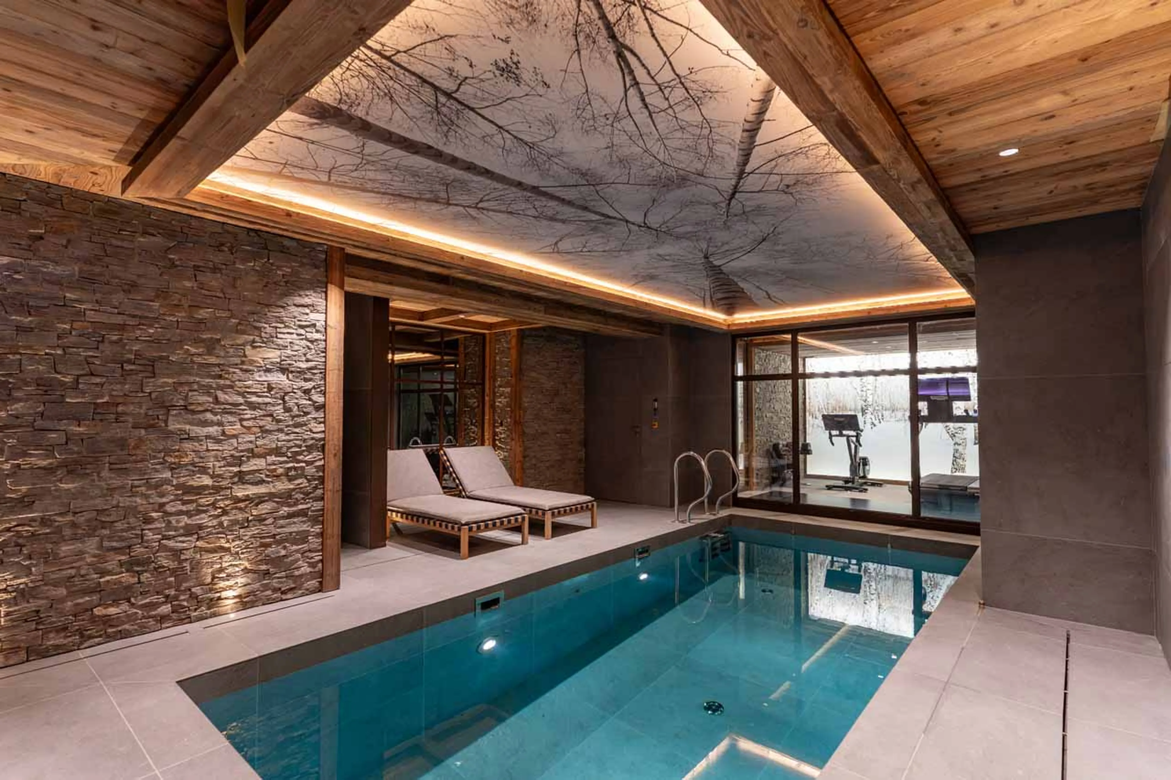Pool at Chalet Alice in Meribel