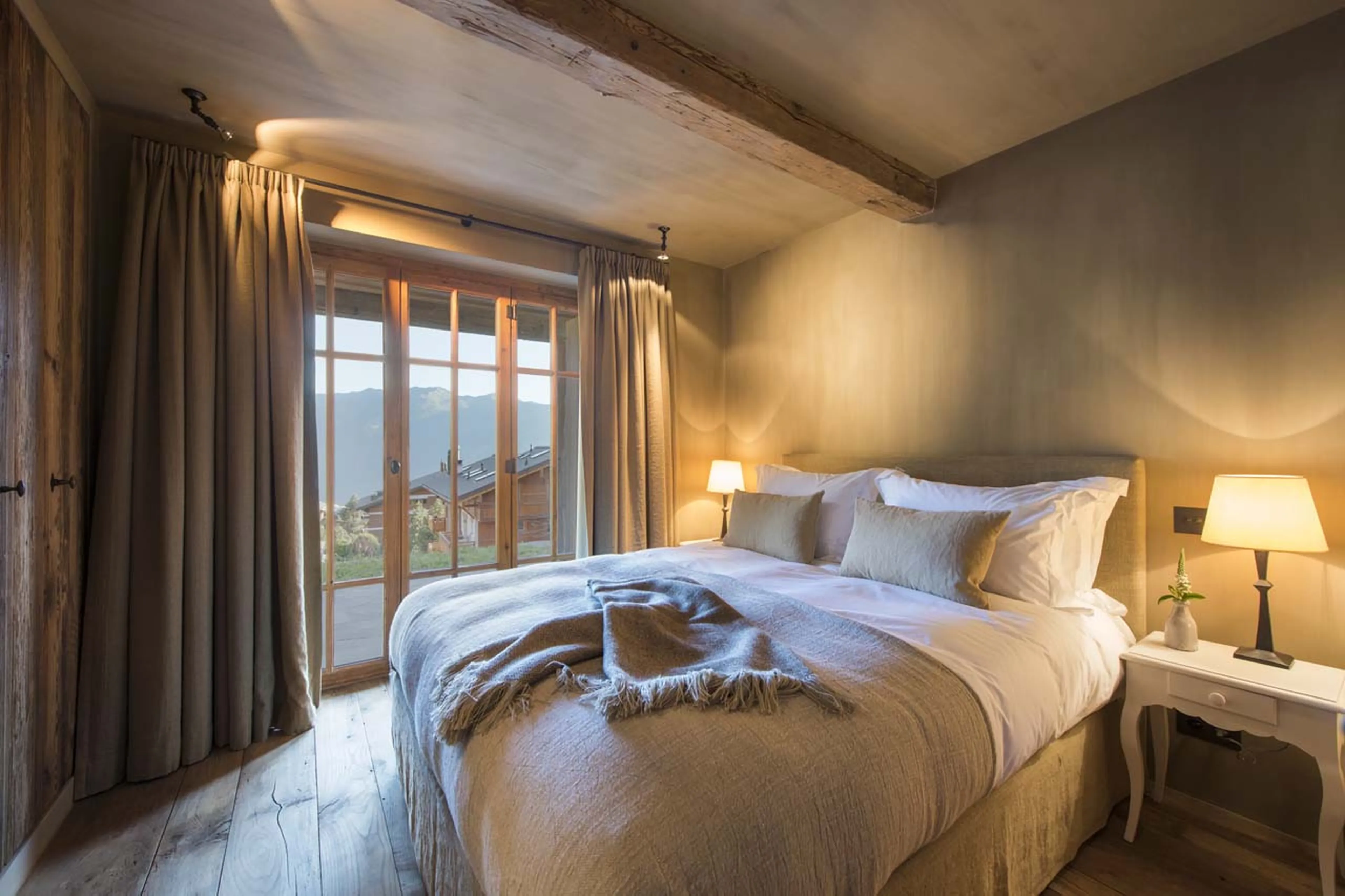 Bedroom four at Chalet Aline in Verbier