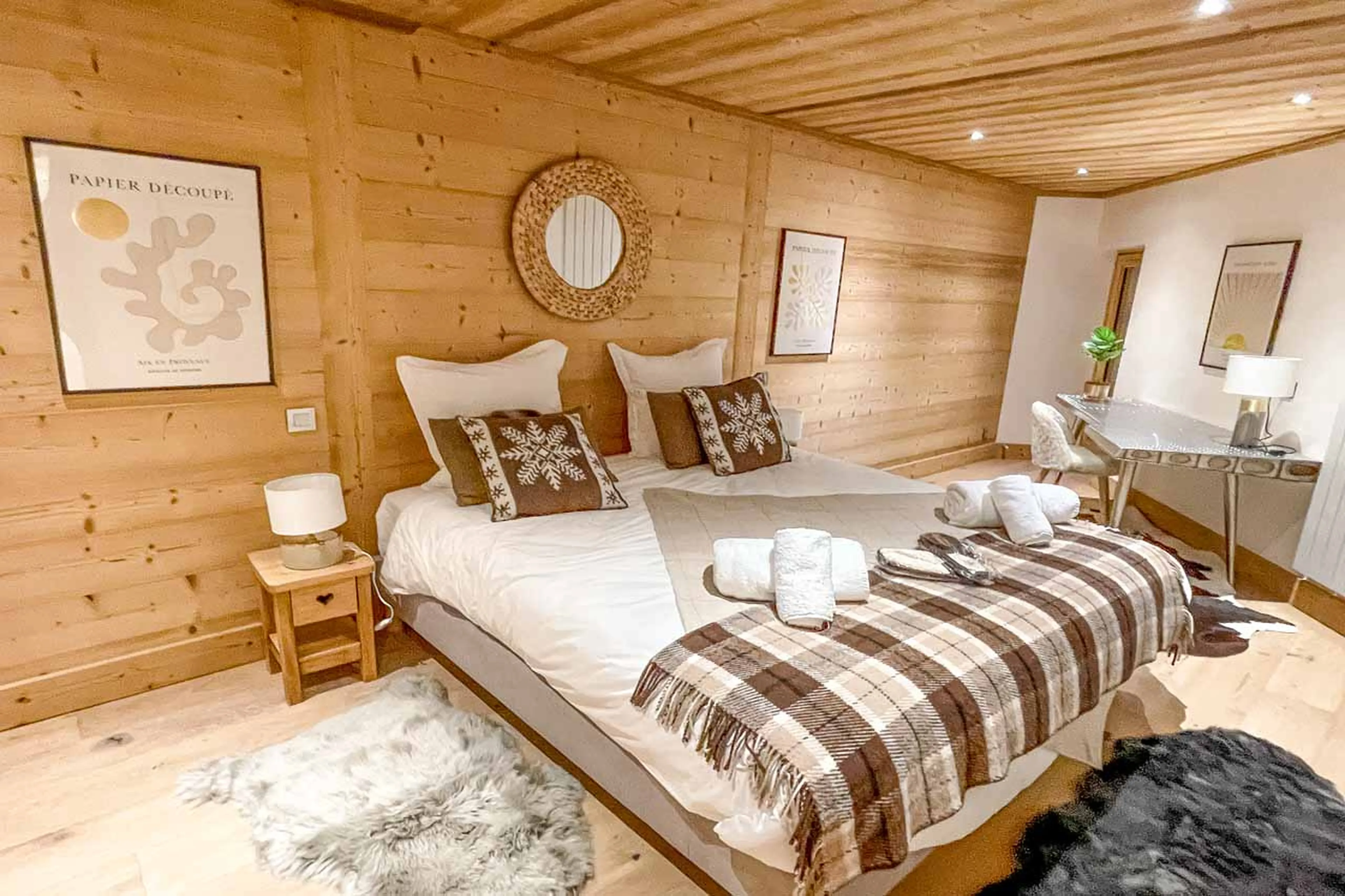 Bedroom 1 at Chalet Allobroges in Megeve