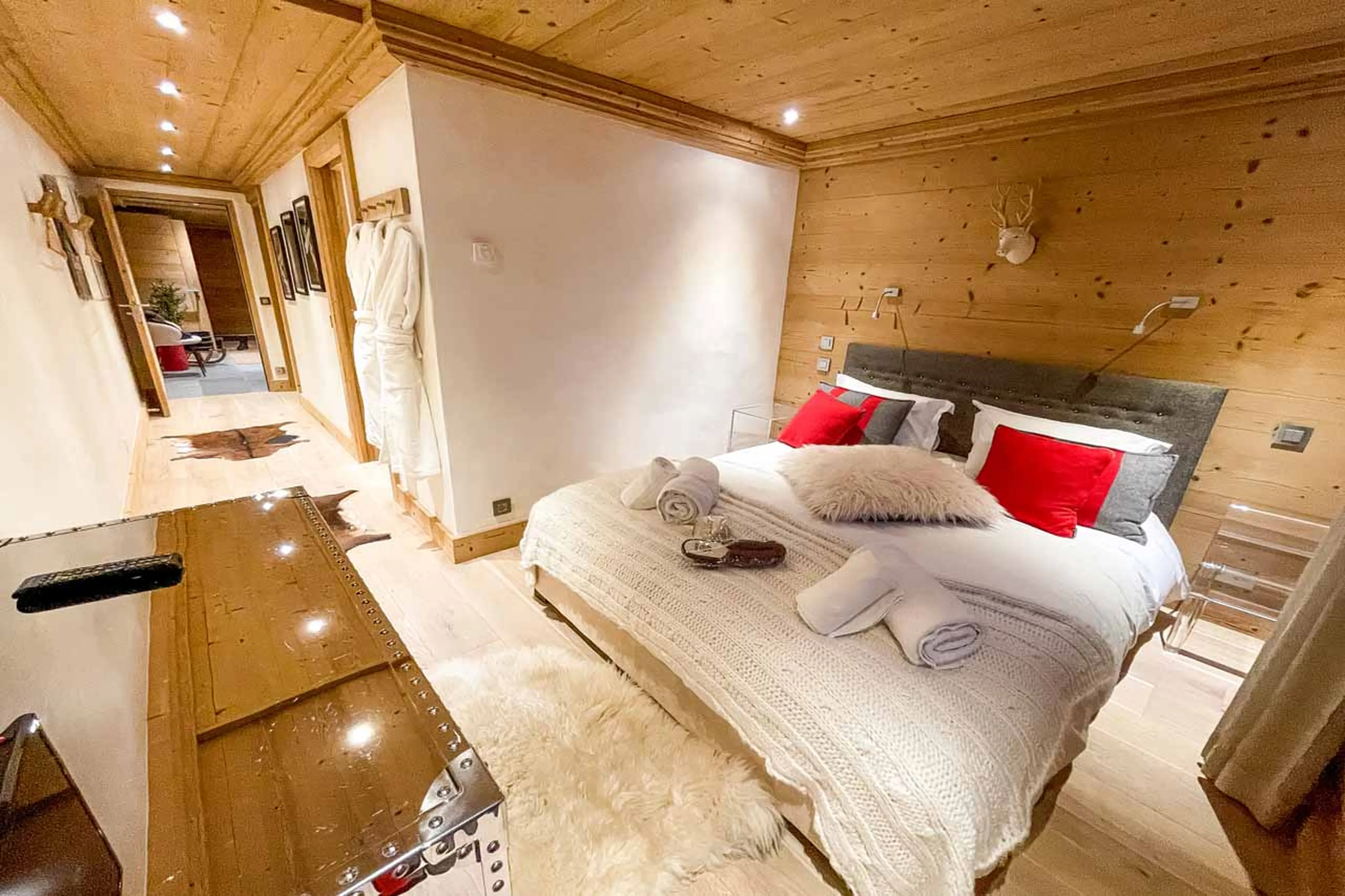 Bedroom 2 at Chalet Allobroges in Megeve
