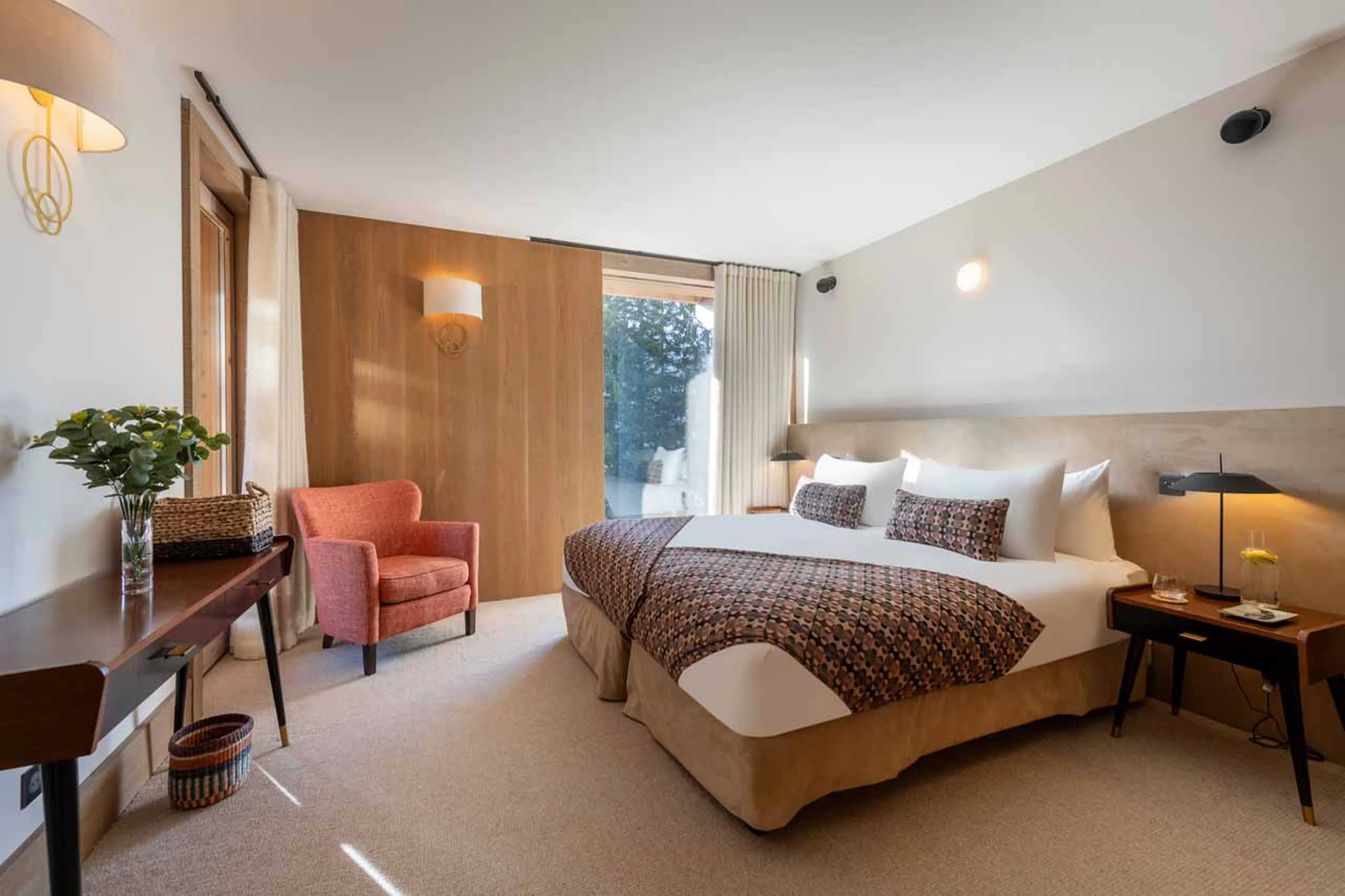 Bedroom five at Chalet Alpaca in Meribel