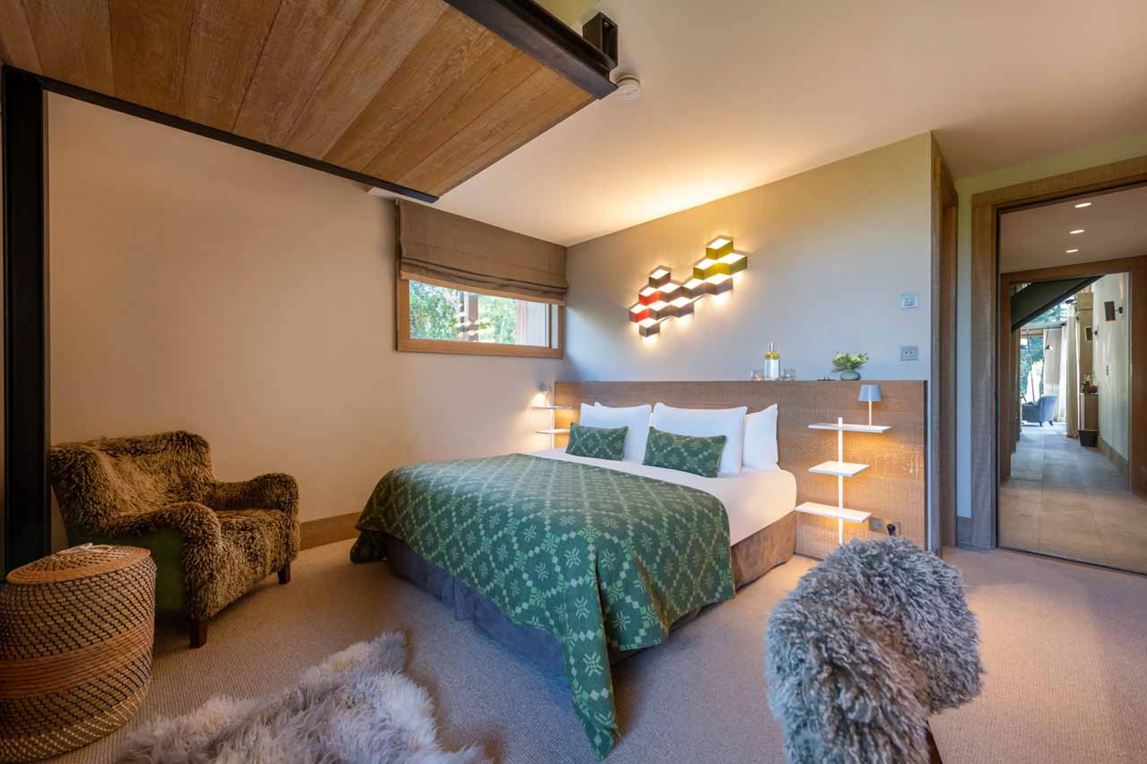 Bedroom three at Chalet Alpaca in Meribel