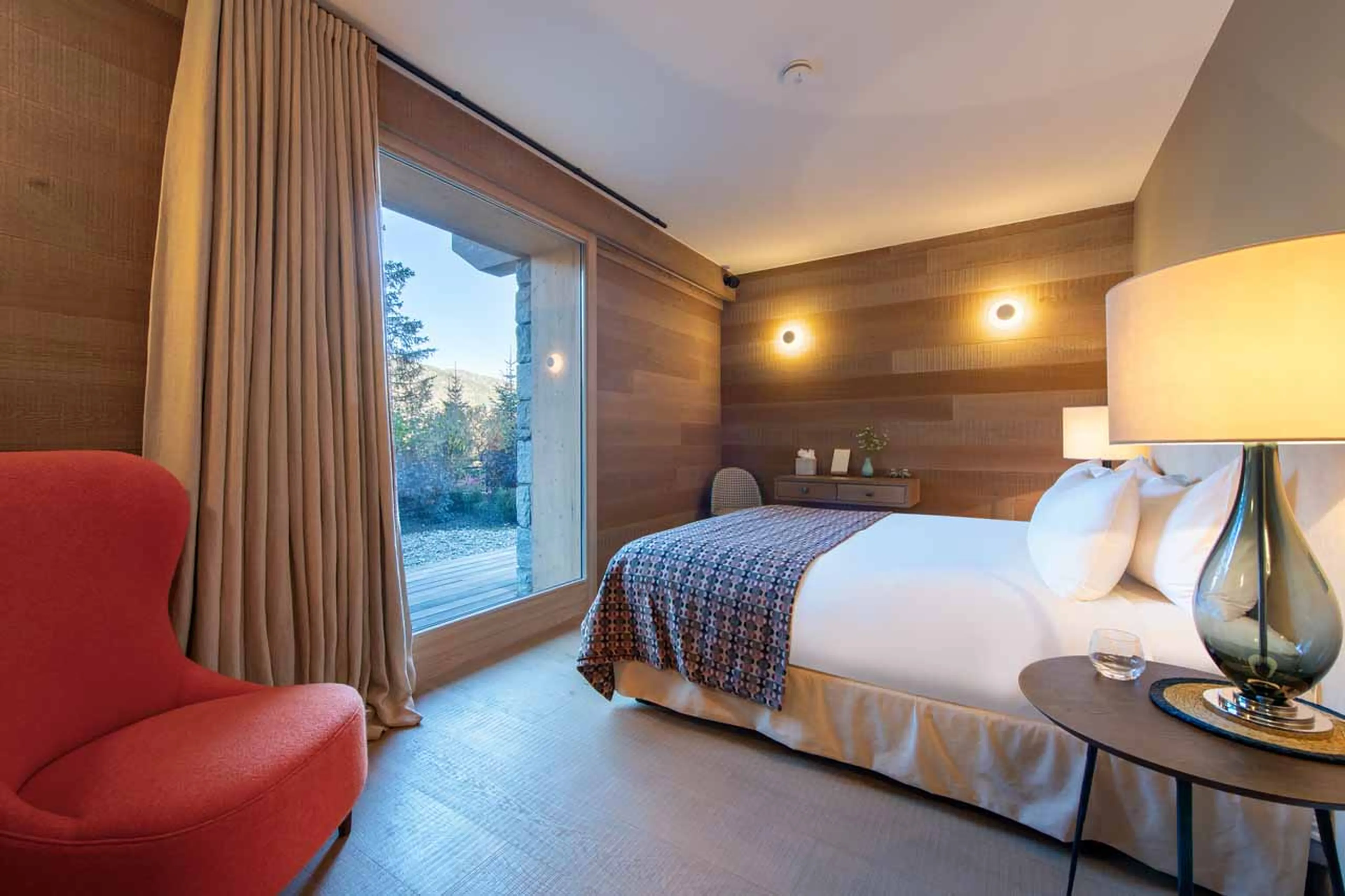 Bedroom two at Chalet Alpaca in Meribel