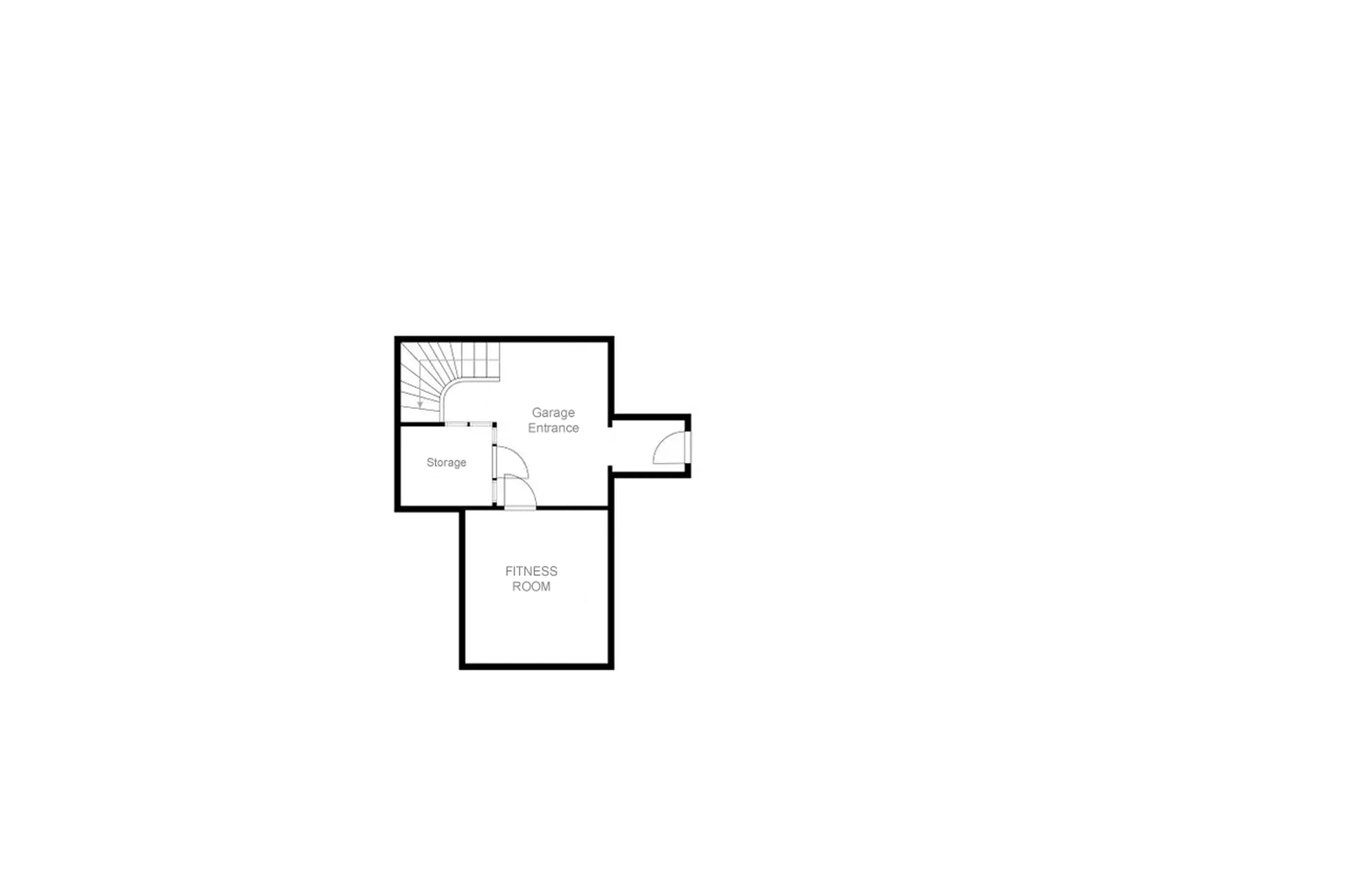 Level -1 floor plan of Chalet Alpaca in Meribel