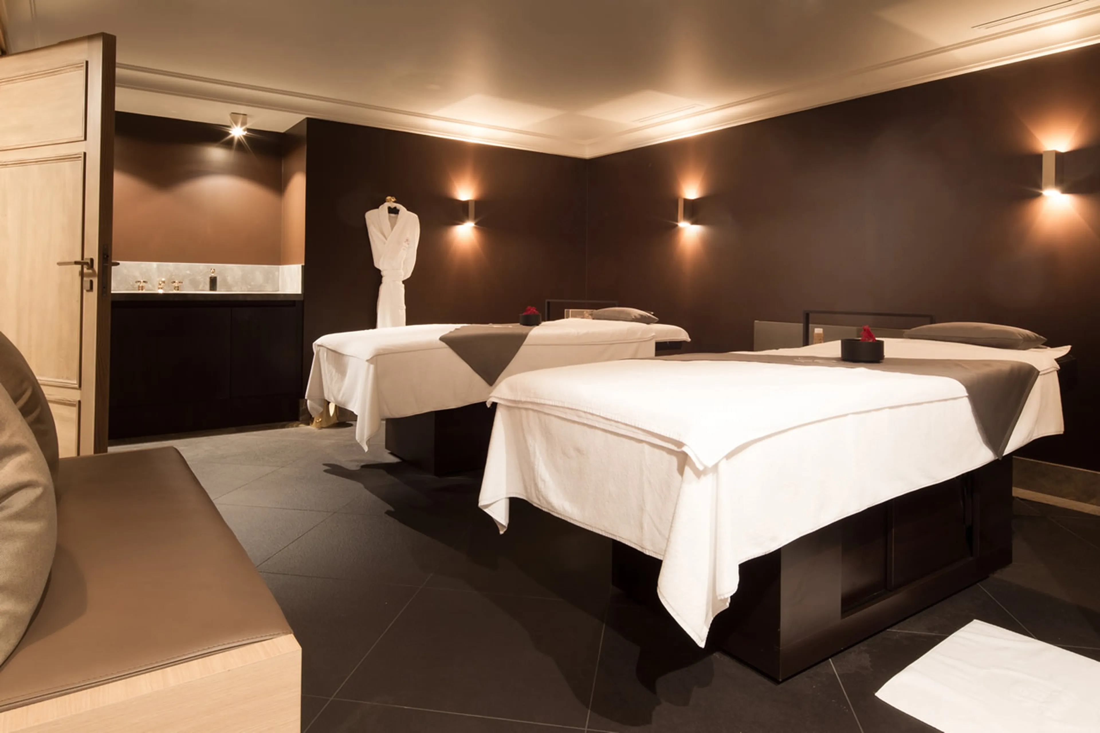Double massage room in Chalet Alpensia in Courchevel 1850