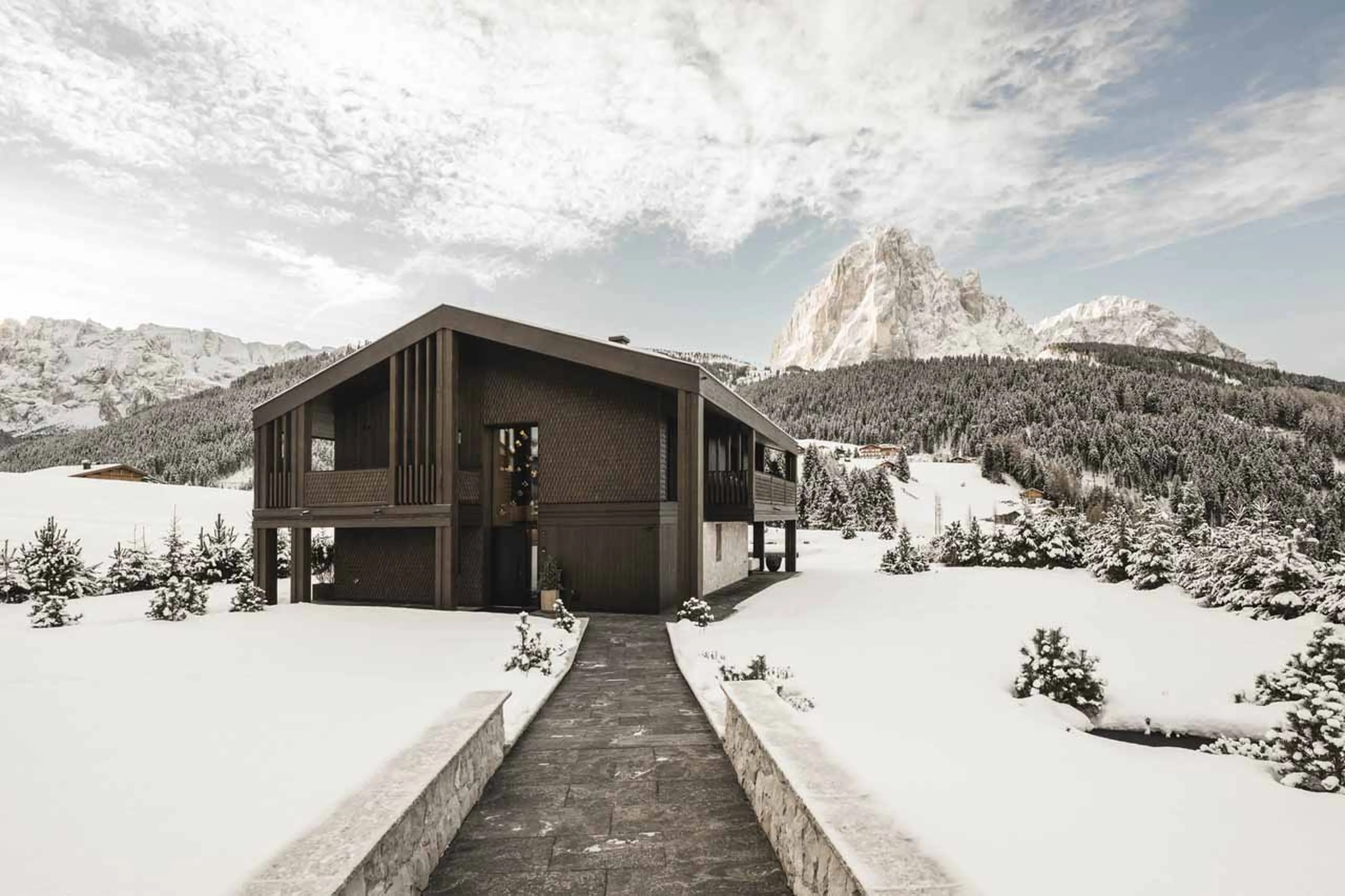 Exterior of Chalet Alpurio in Val Gardena