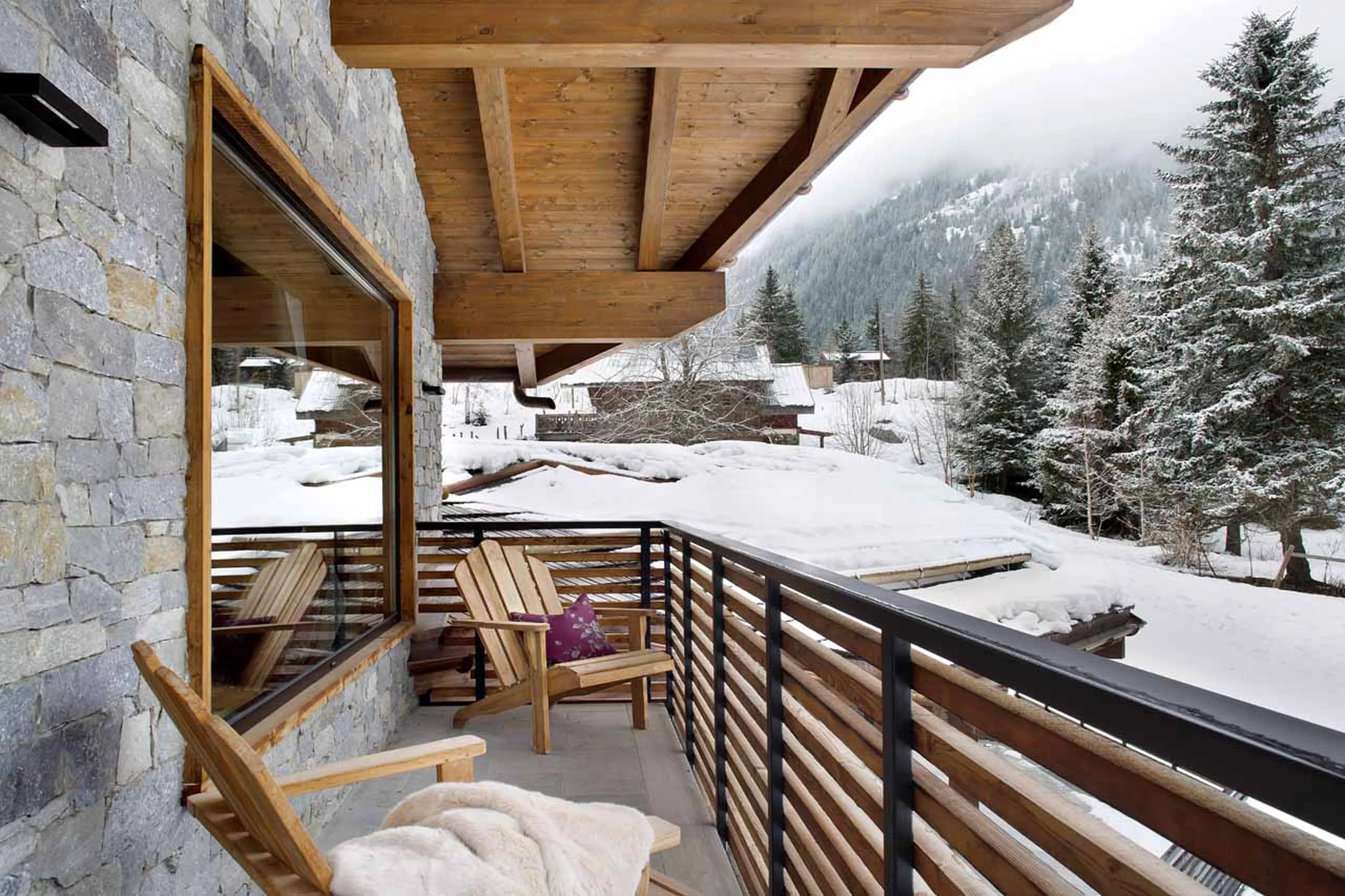 Terraces of Chalet Alta in Chamonix