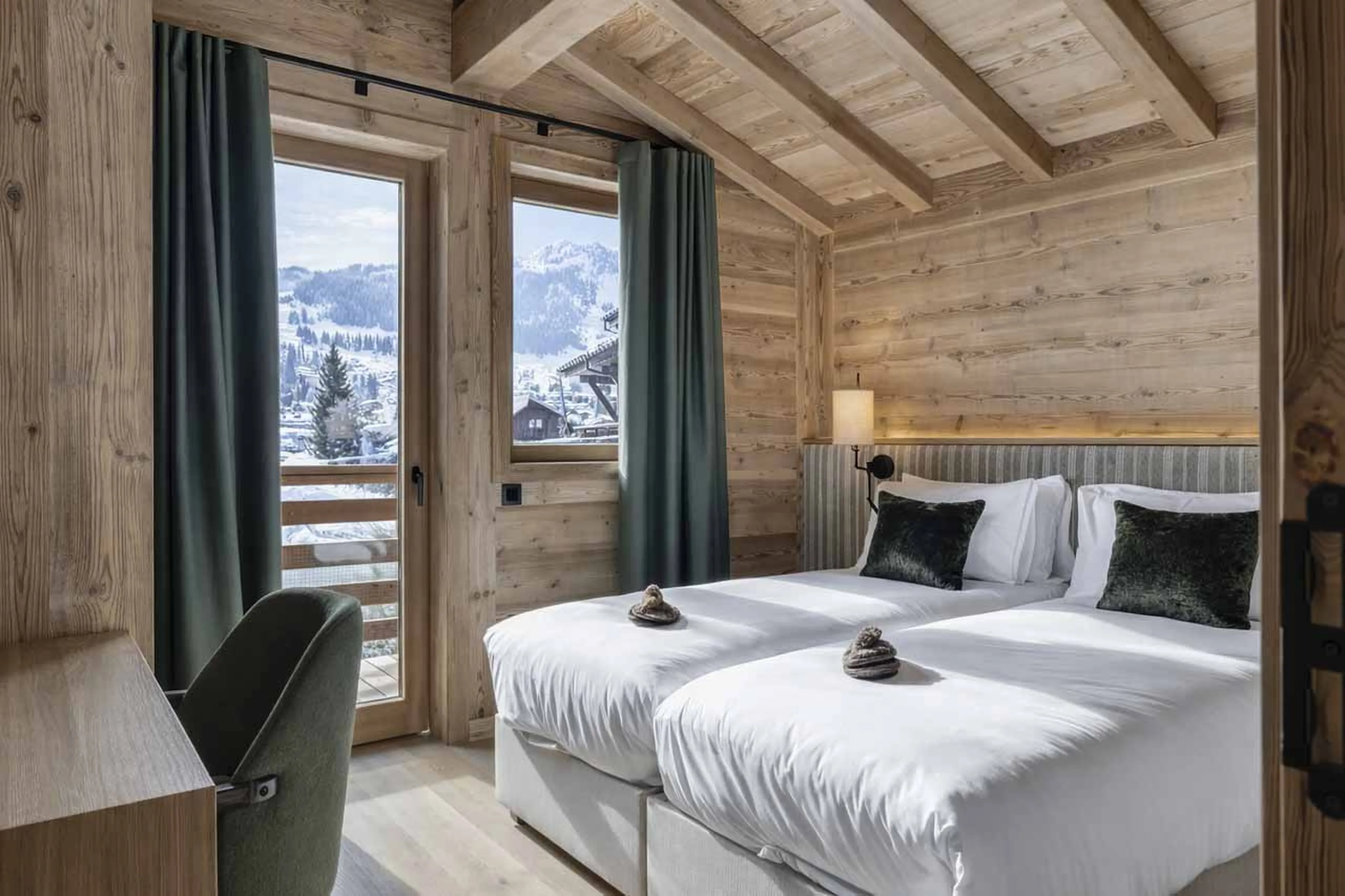 Annex bedroom 3 at Chalet Altai in Megeve